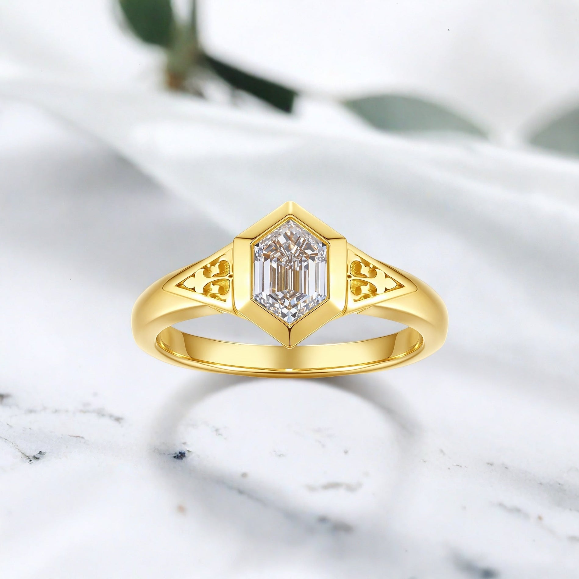 Timeless Elegance: The Hexagon Engagement Ring