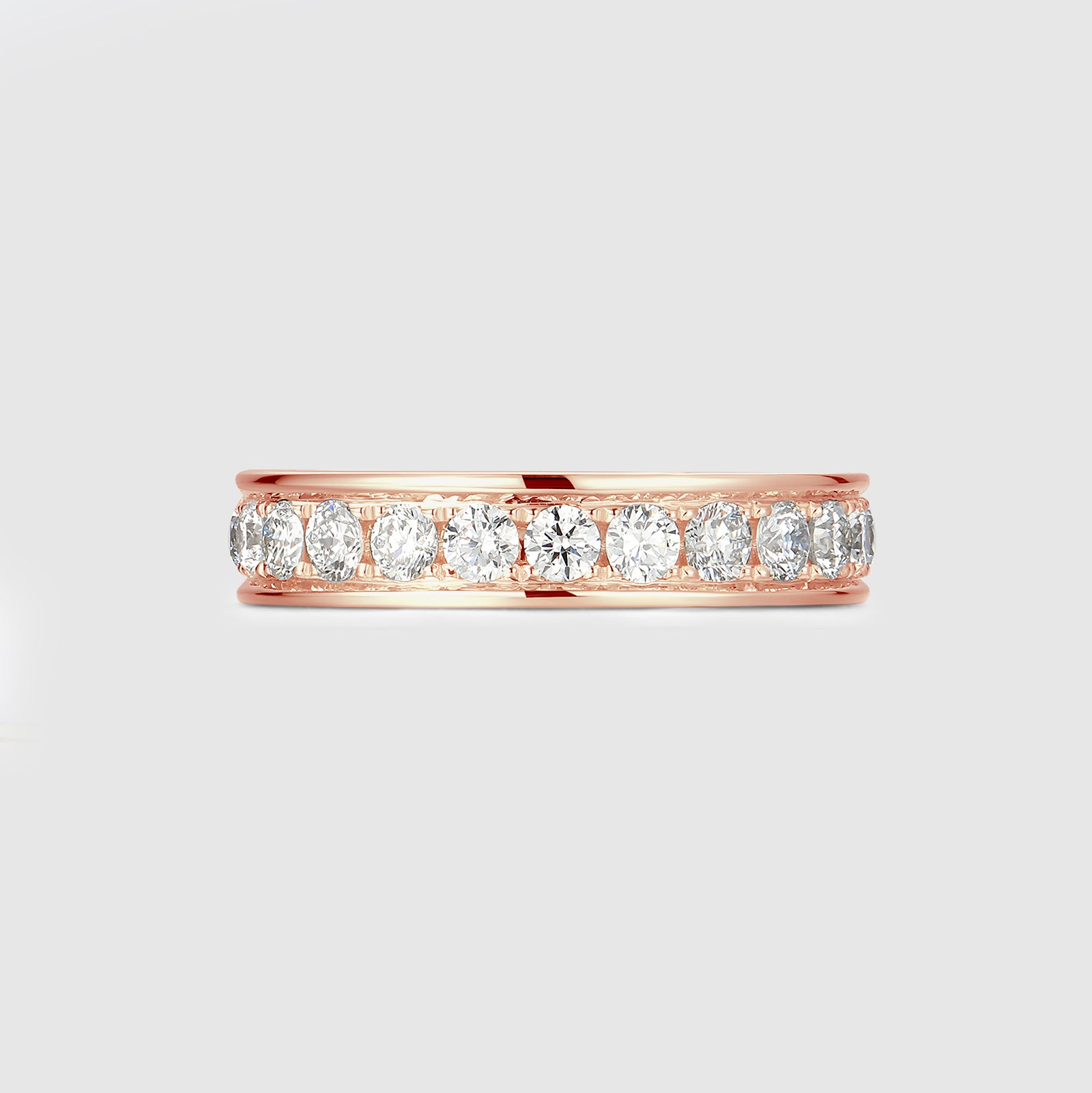 Lab Grown Diamond Eternity Men's Band