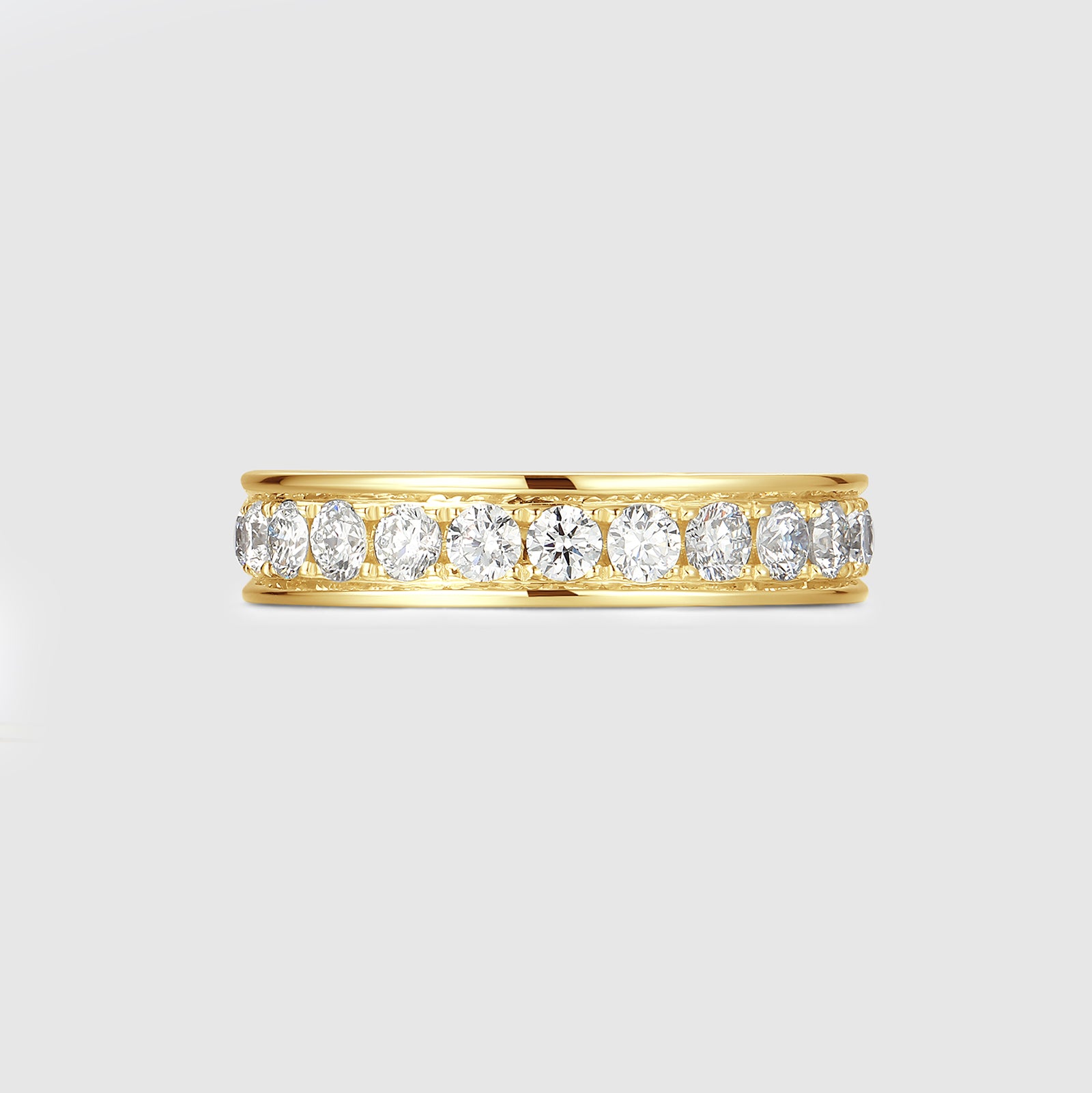 Lab Grown Diamond Eternity Men's Band