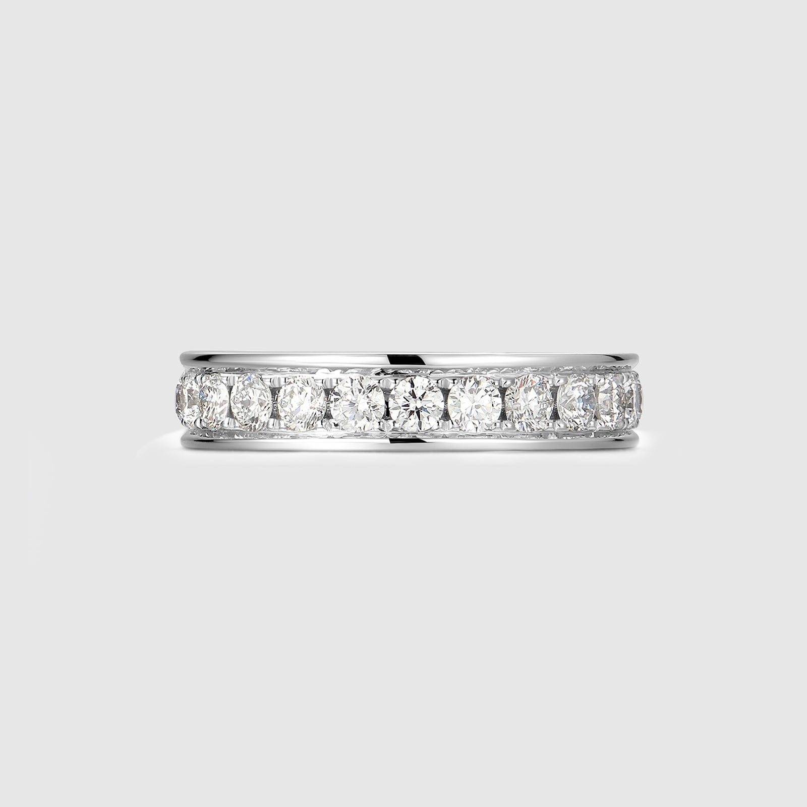 Lab Grown Diamond Eternity Men's Band