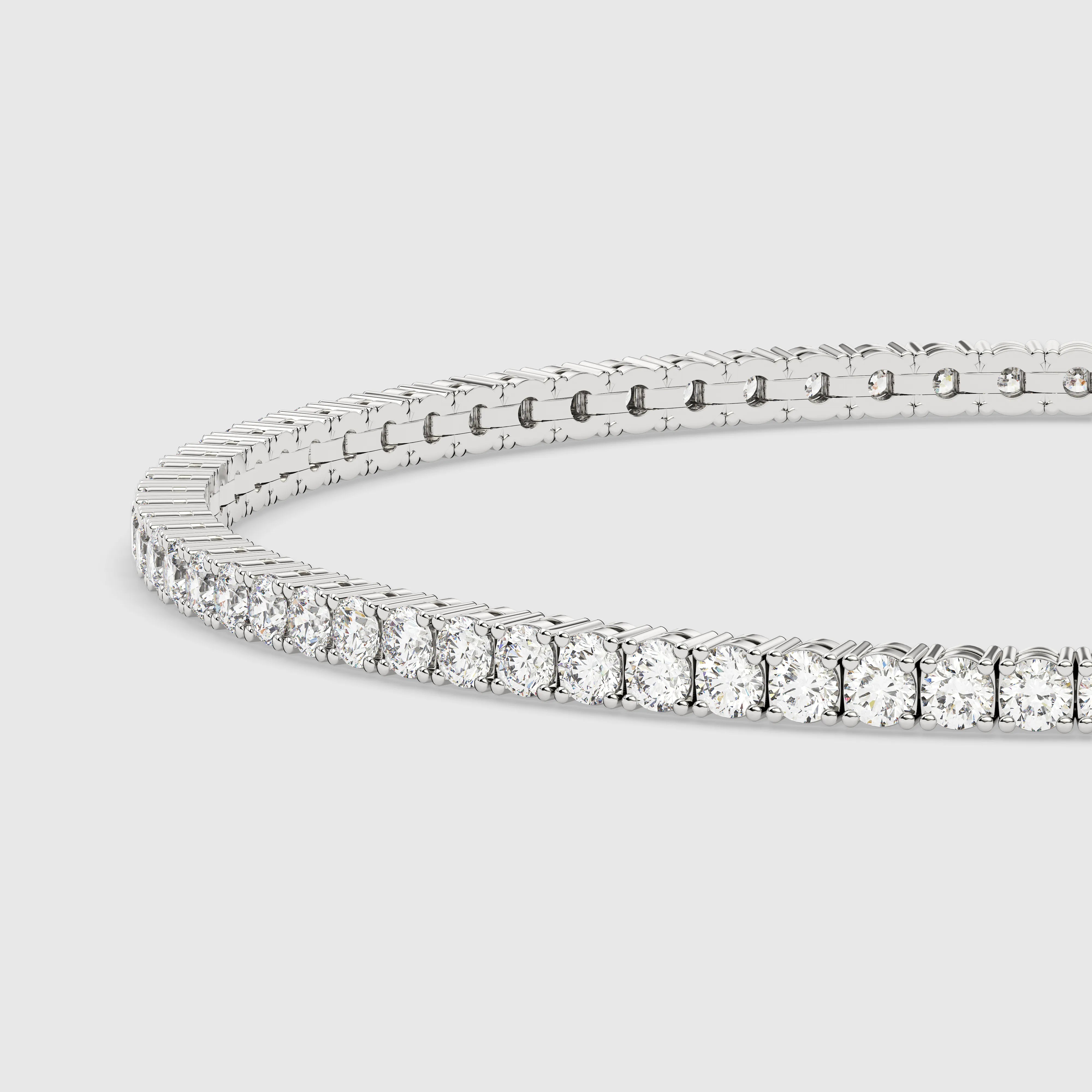 Bracelet tennis classique en diamant