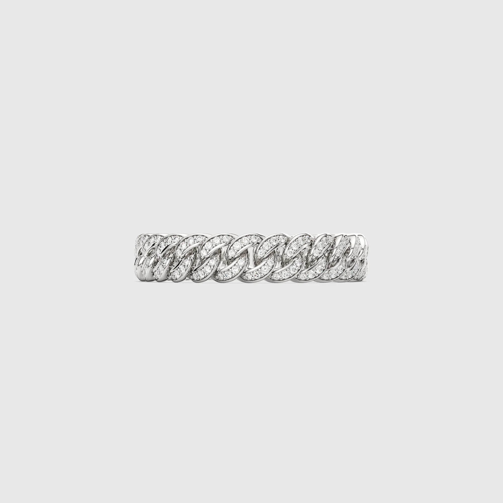 Eternal Diamond Cuban-Link Ring