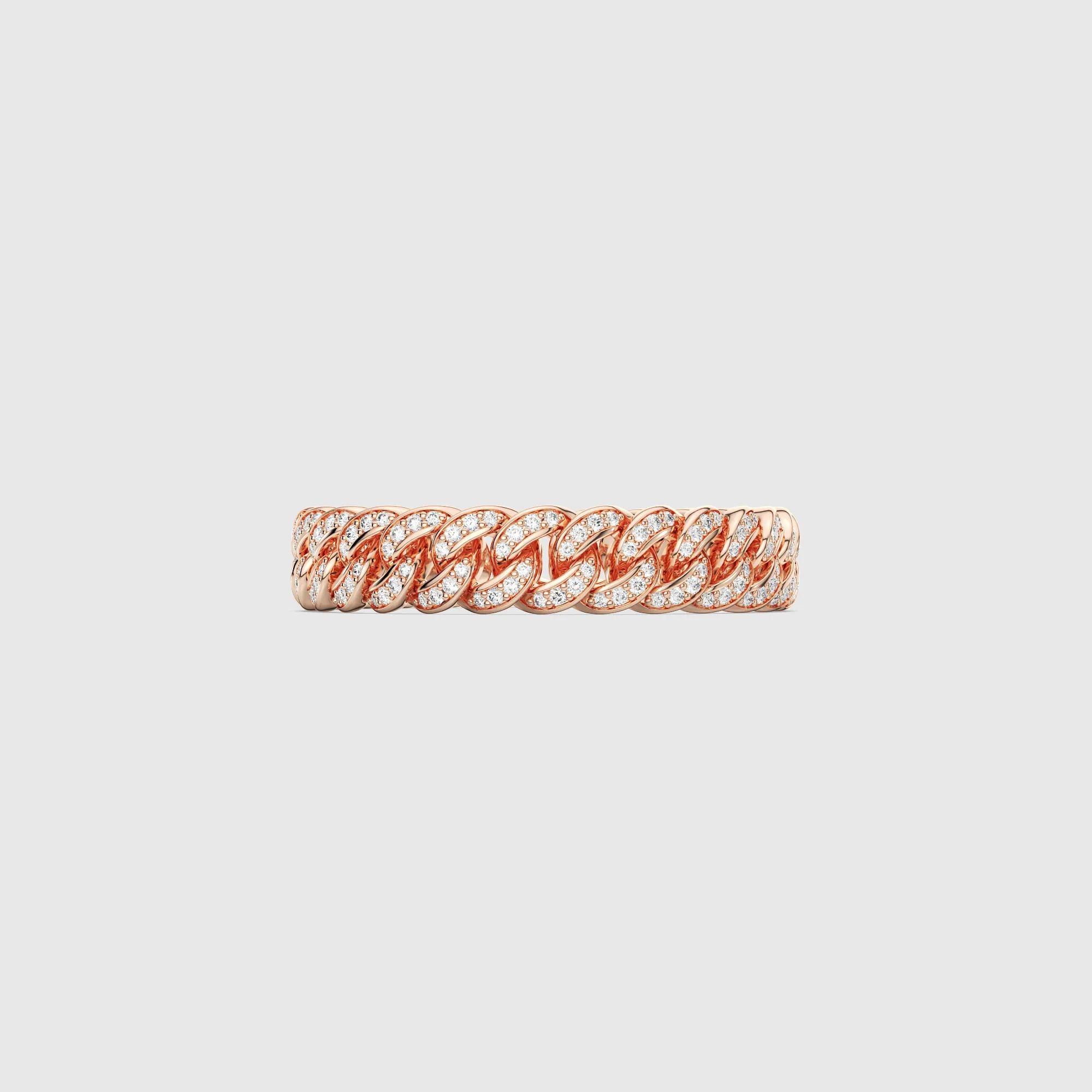 Eternal Diamond Cuban-Link Ring