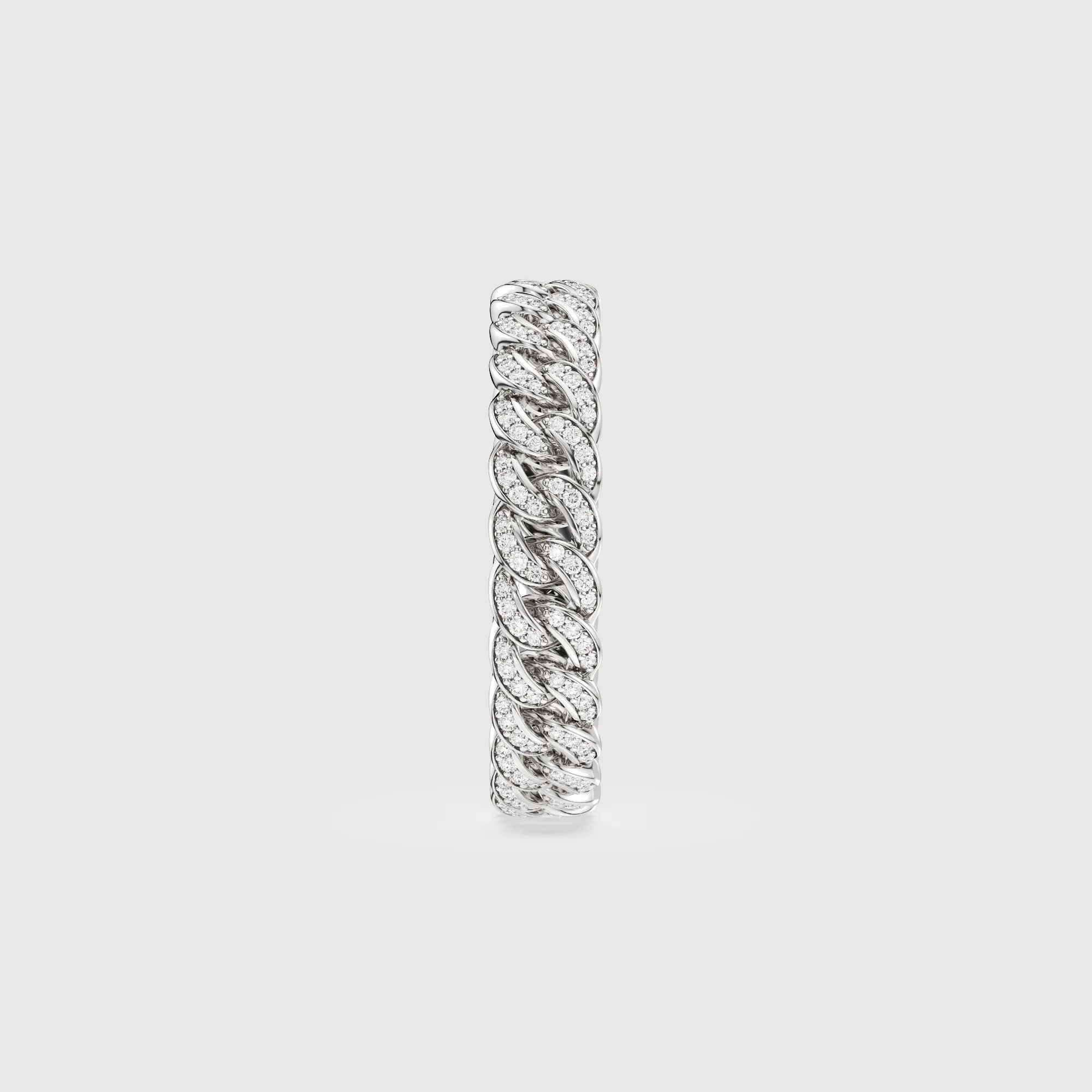 Eternal Diamond Cuban-Link Ring