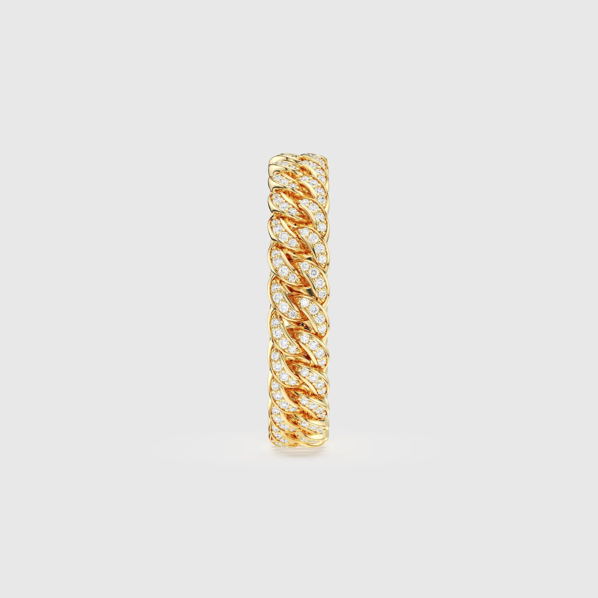 Eternal Diamond Cuban-Link Ring