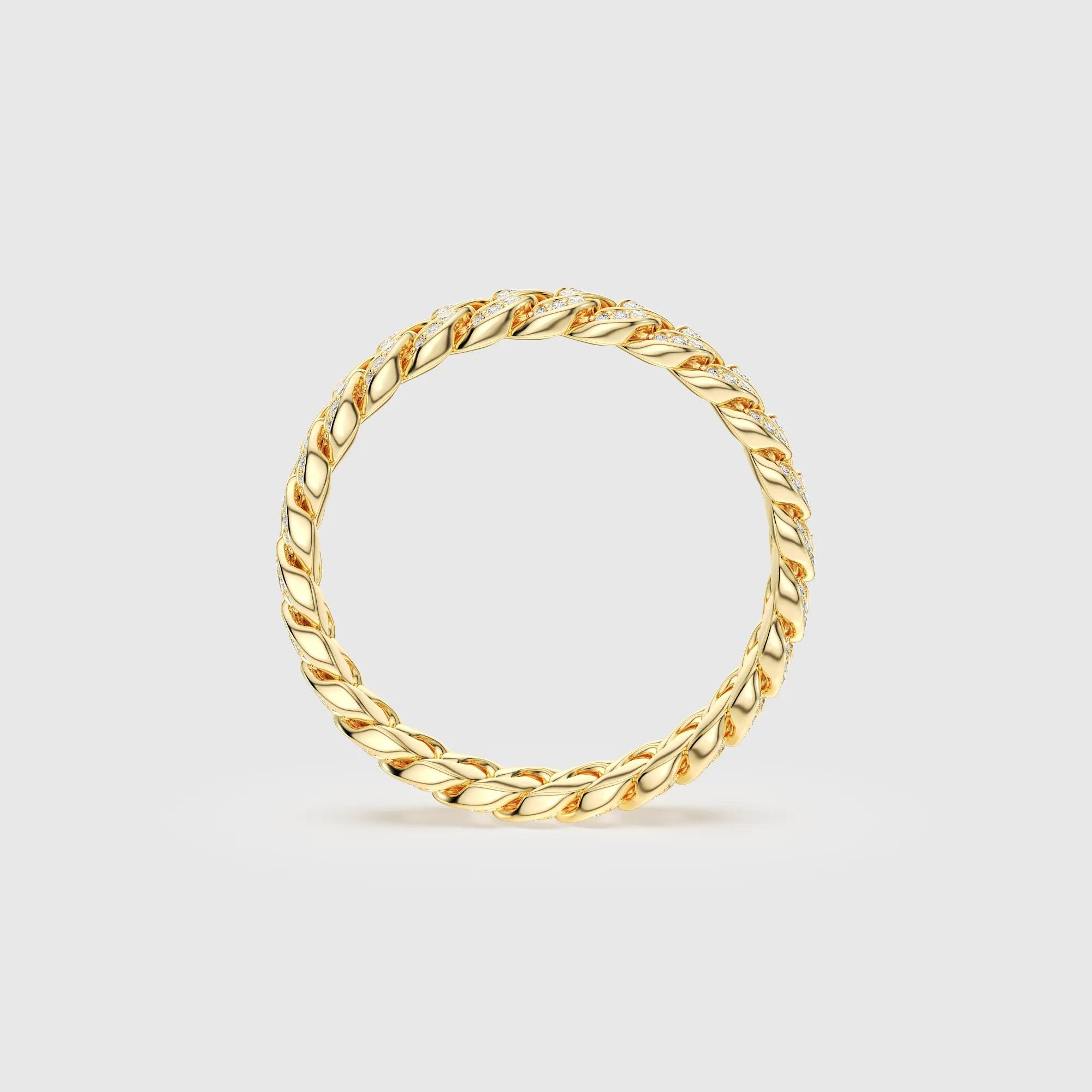 Eternal Diamond Cuban-Link Ring