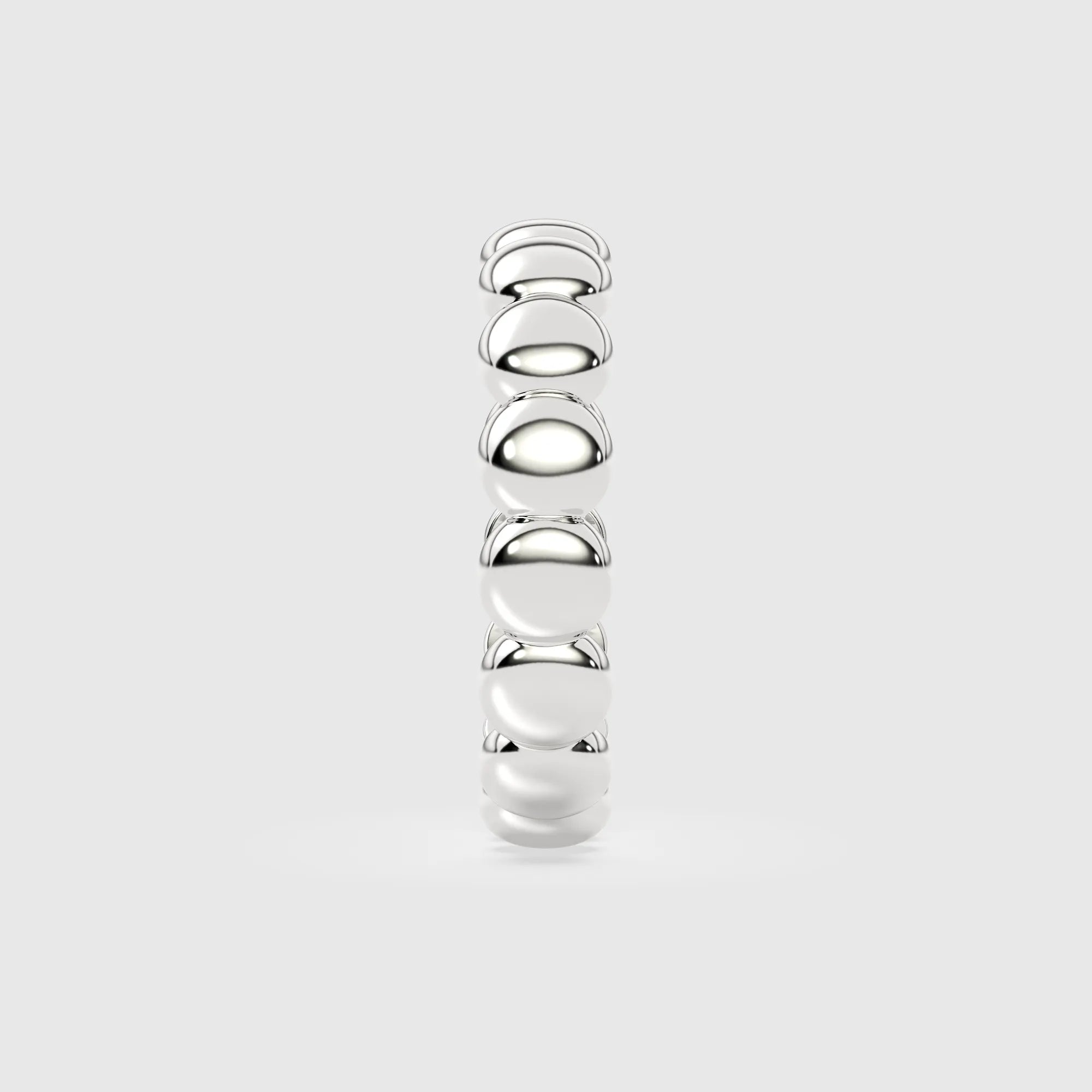 Classic Beaded Golden Ring For Him