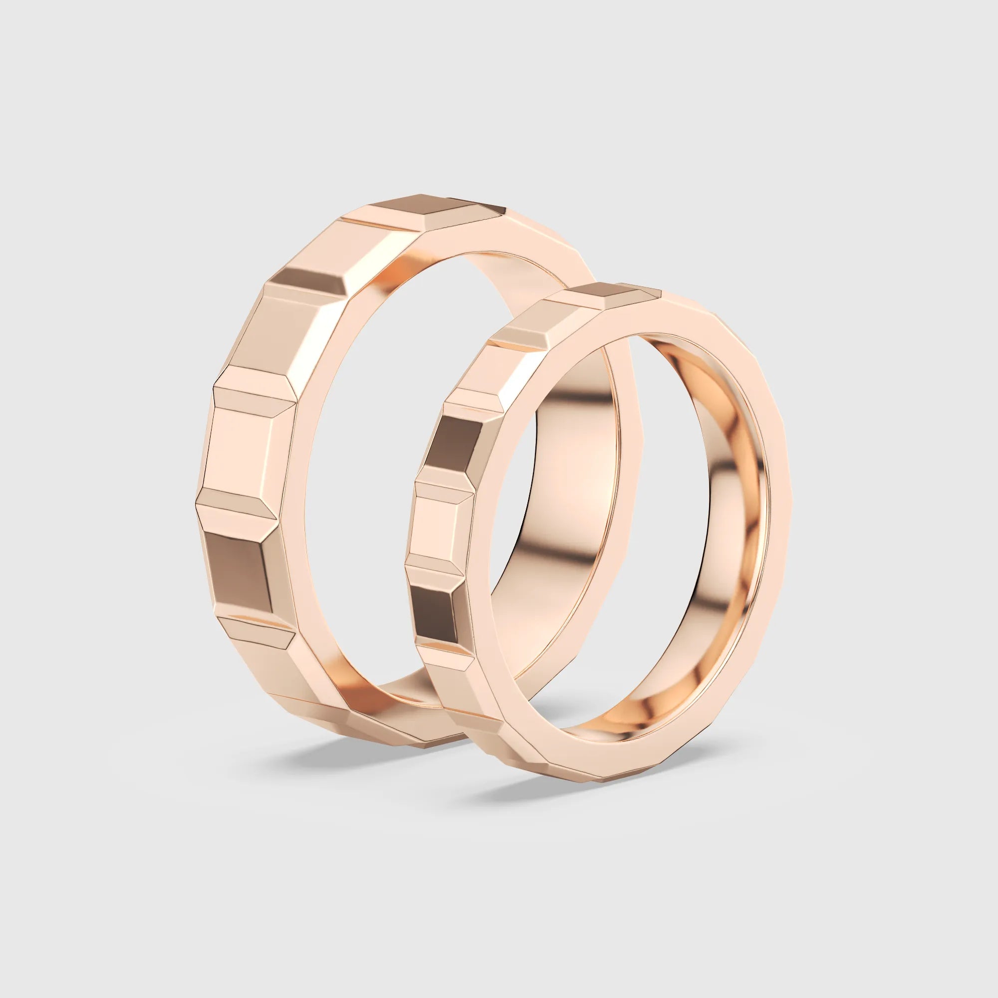 Modern Geometric Couple Ring 2PCs