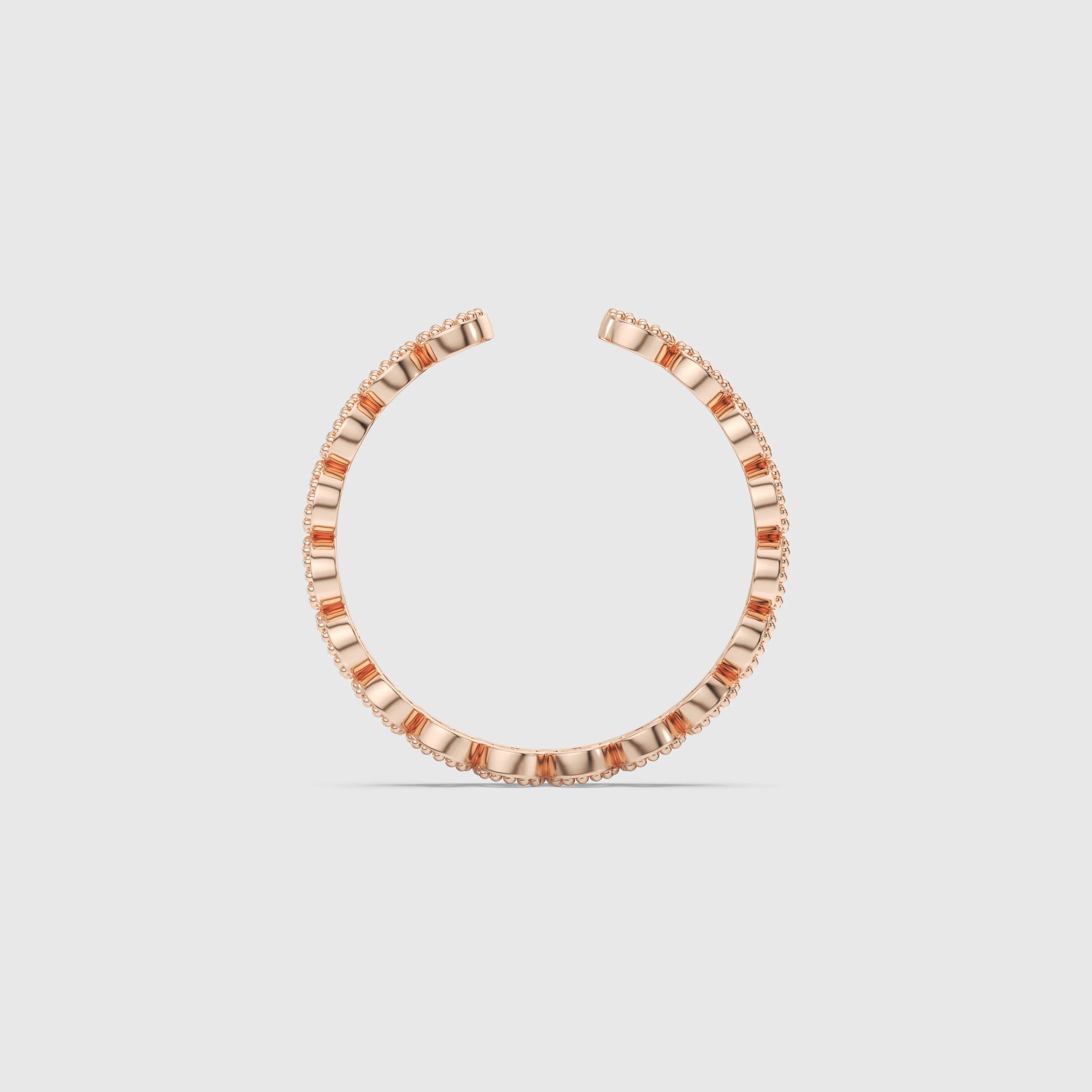 Bague minimaliste avec diamants en forme de poire et de rond