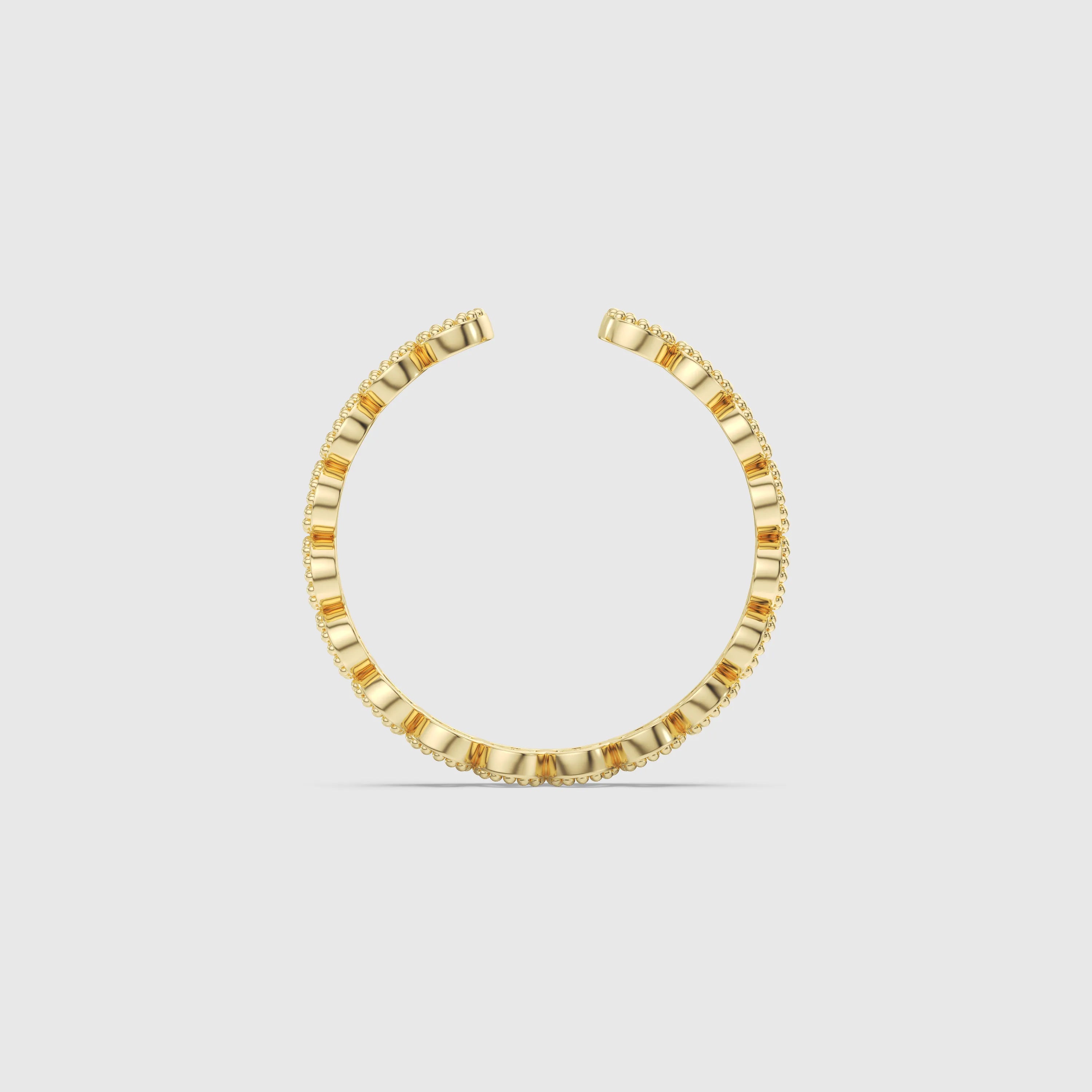 Bague minimaliste avec diamants en forme de poire et de rond