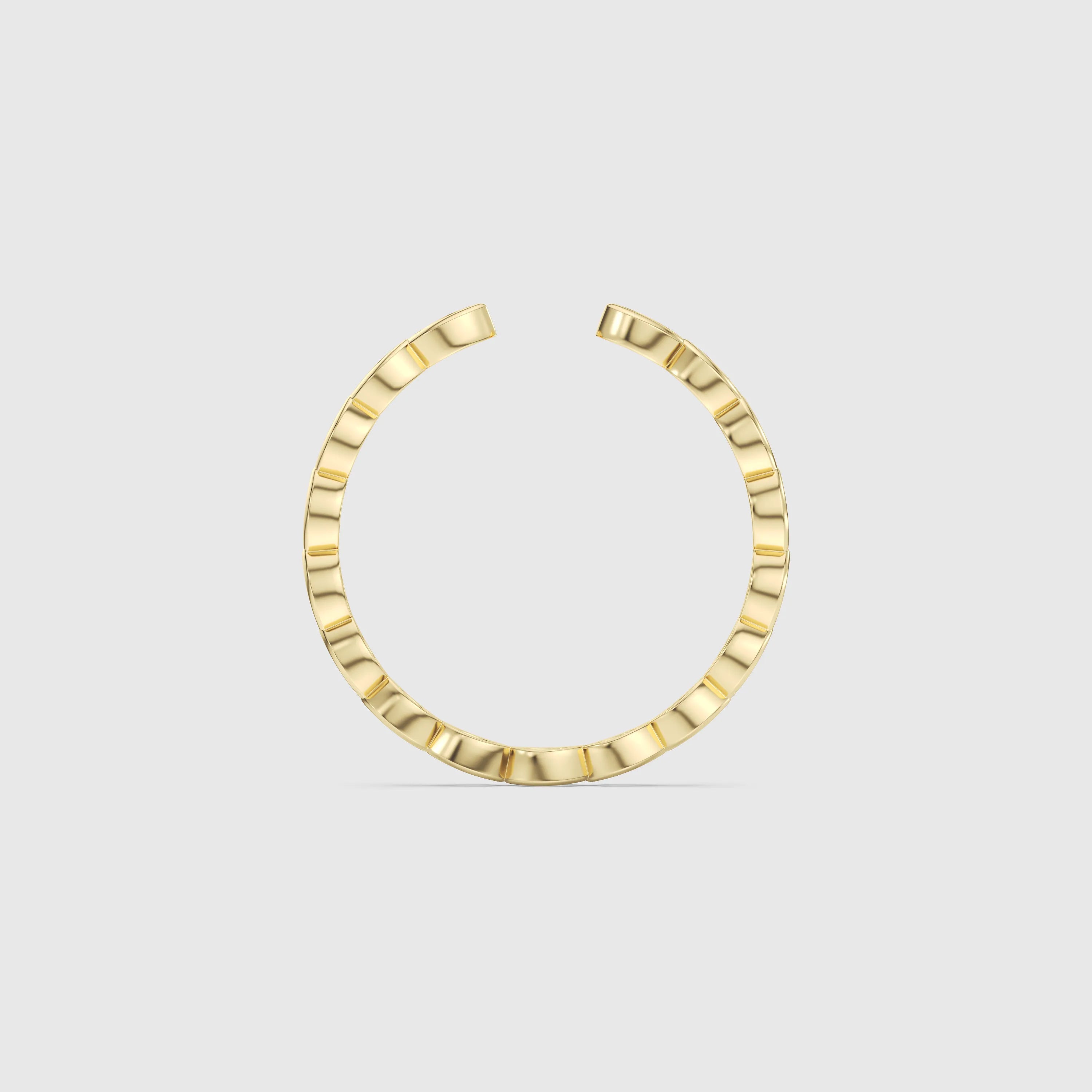 Bague minimaliste avec diamants en forme de poire et de rond