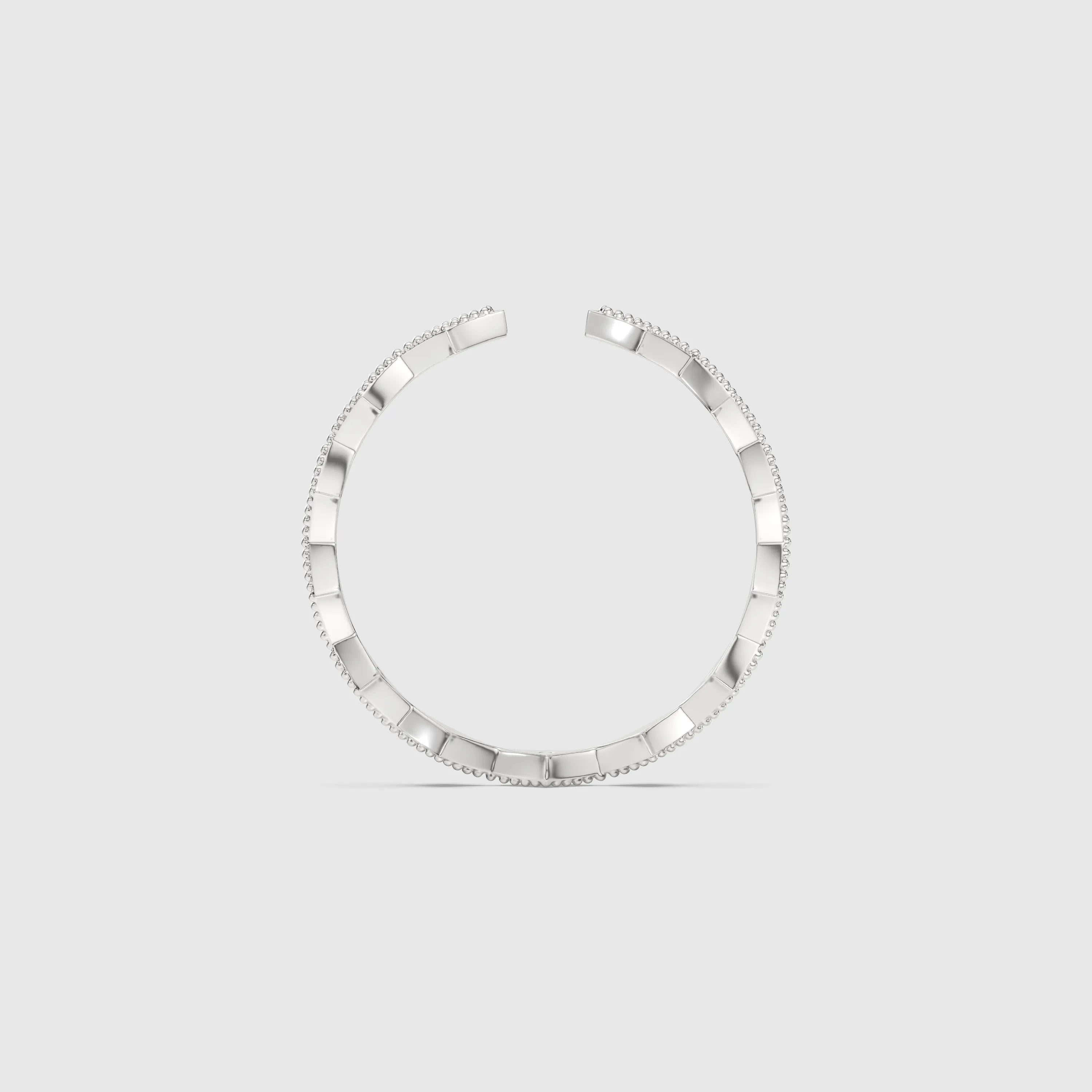 Bague minimaliste avec diamants en forme de poire et de rond