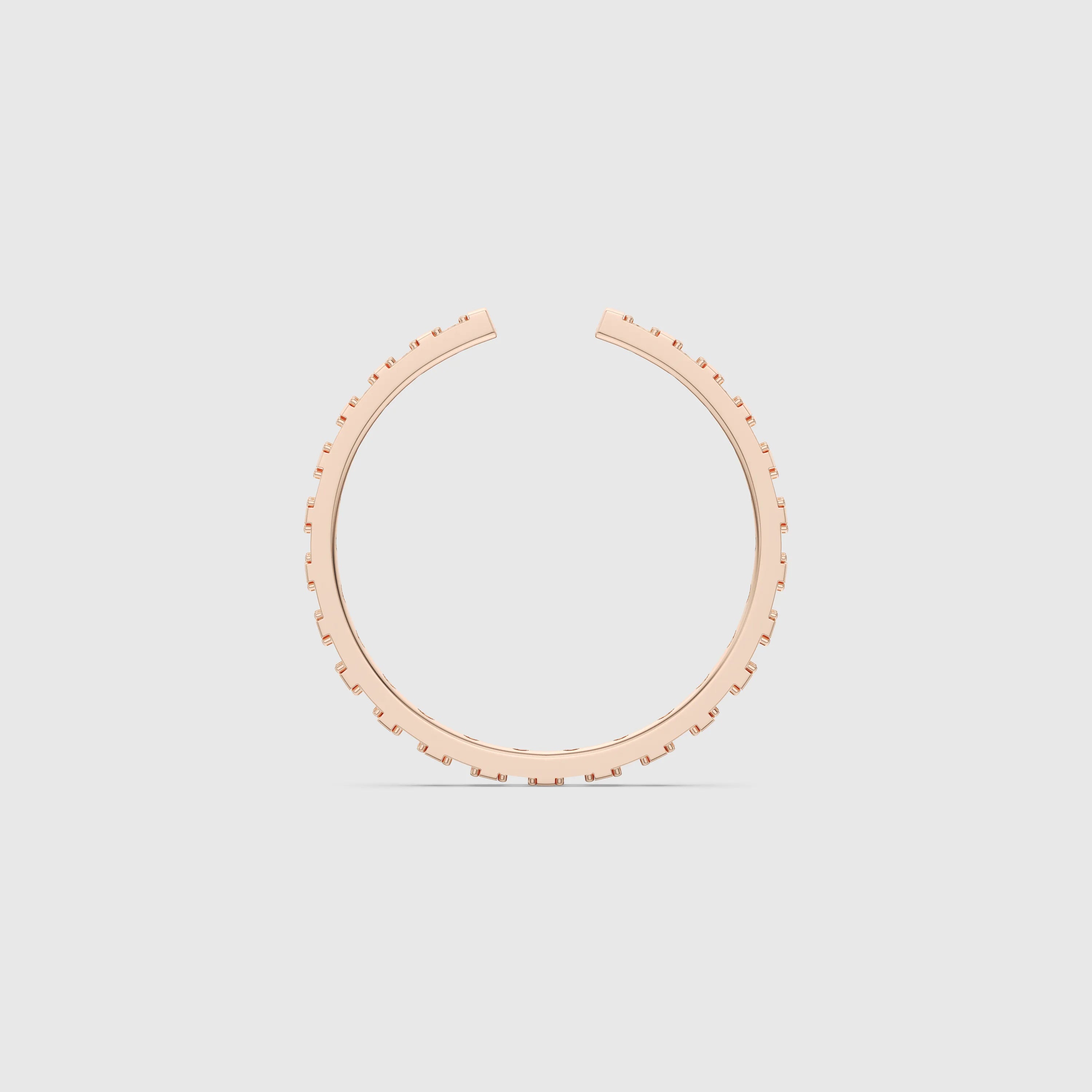 Bague minimaliste avec diamants en forme de poire et de rond