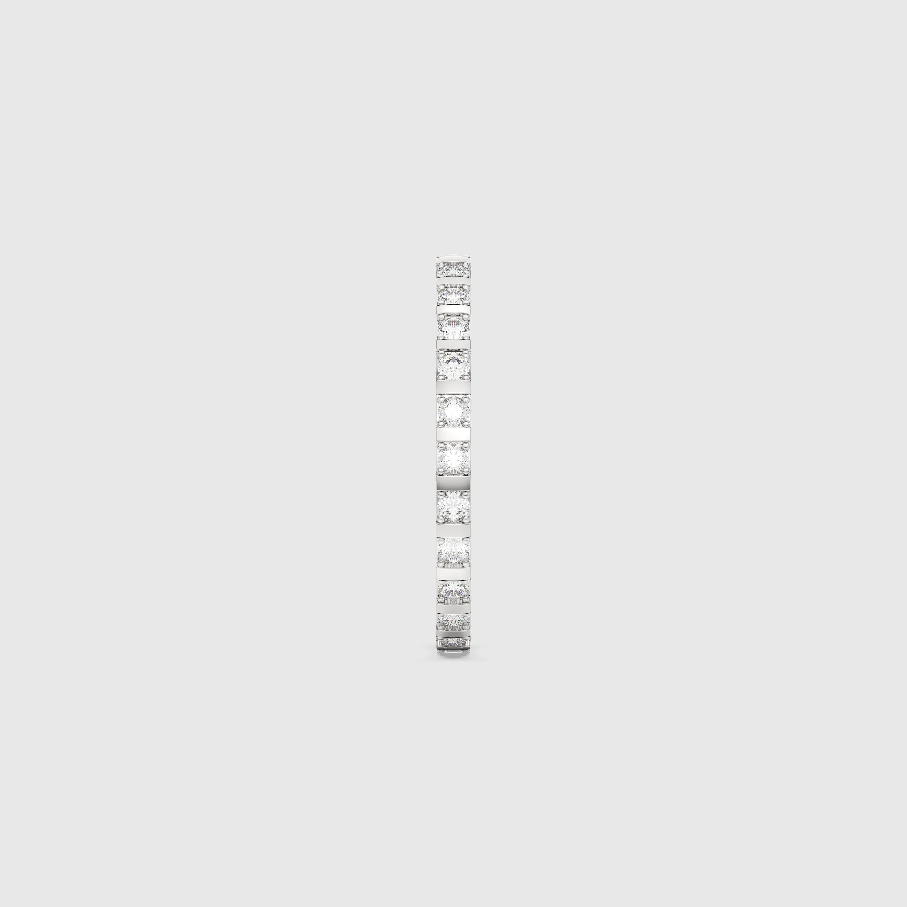 Channel Set Diamond Open Band