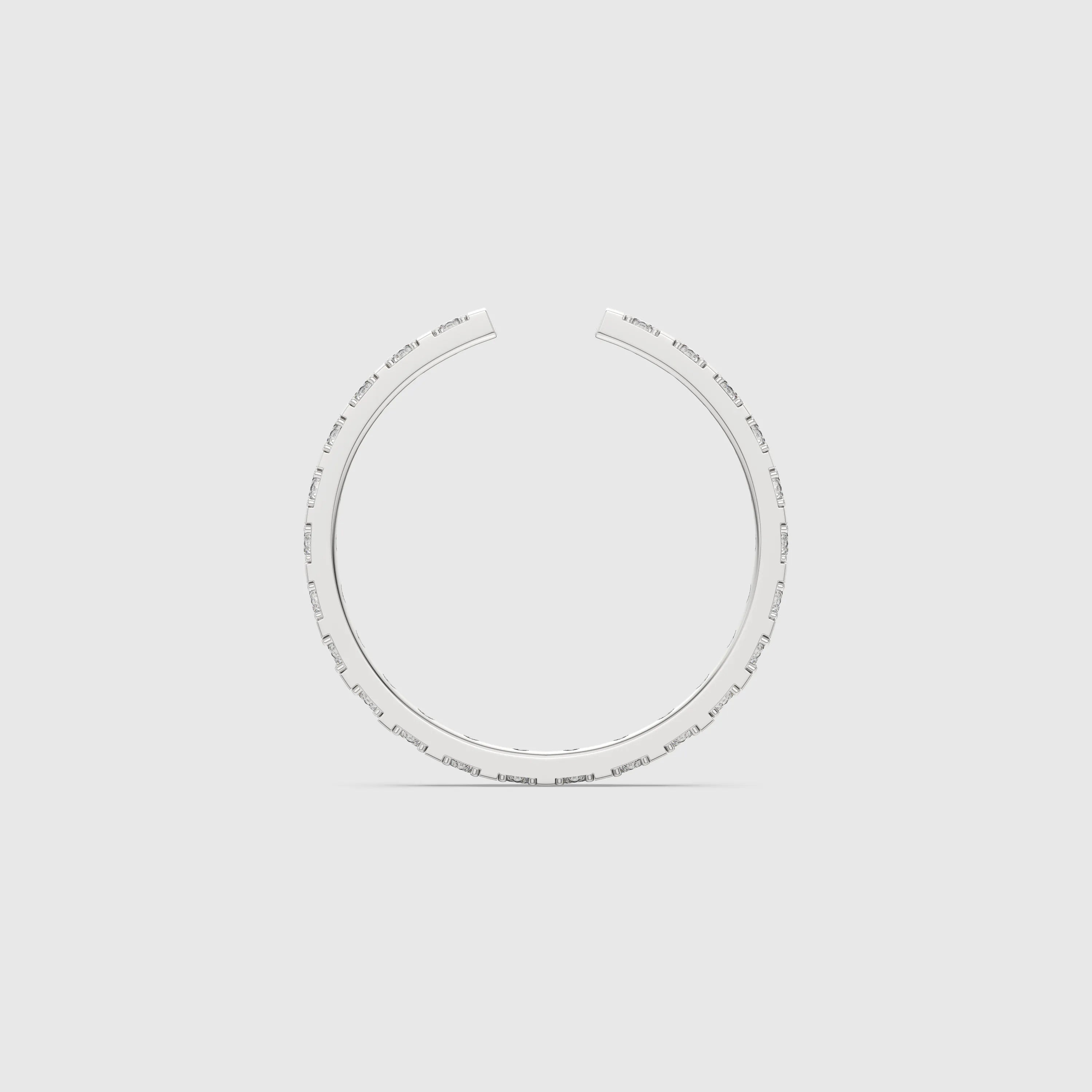 Channel Set Diamond Open Band