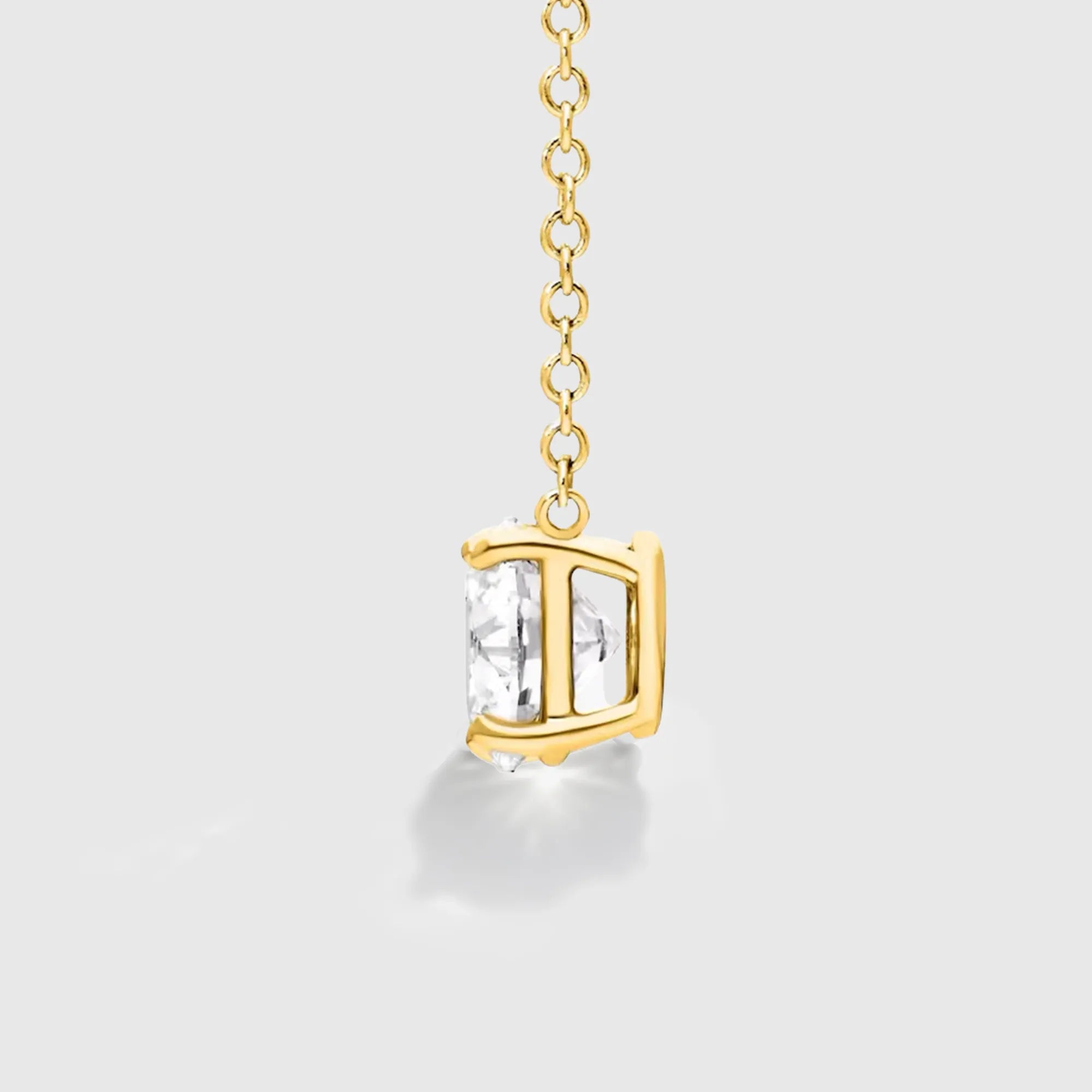 Round Cut Solitaire Lab Diamond Jewelry Set 1.5CT | Necklace & Stud Earrings
