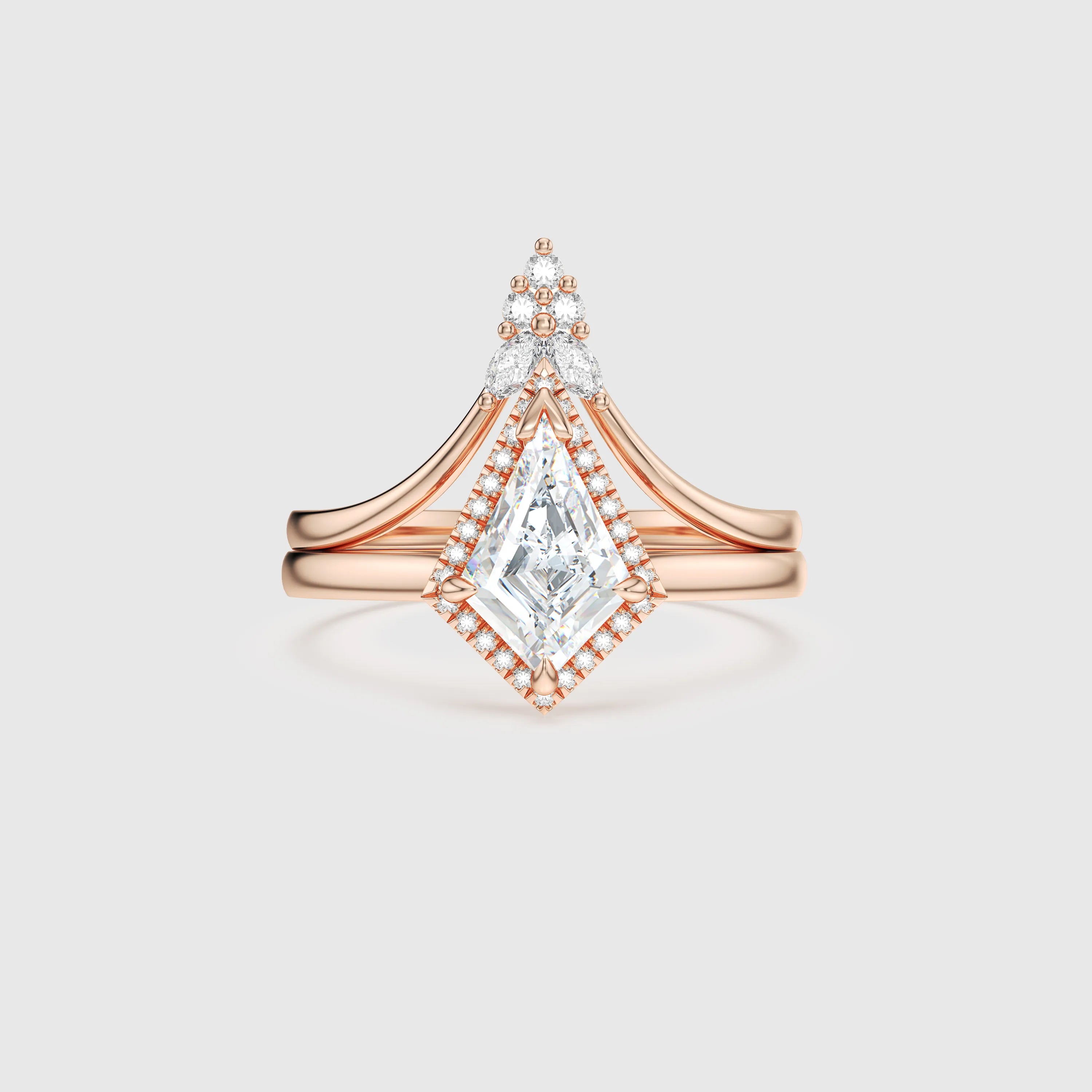 Celeste Kite Diamond Bridal Set 2pcs