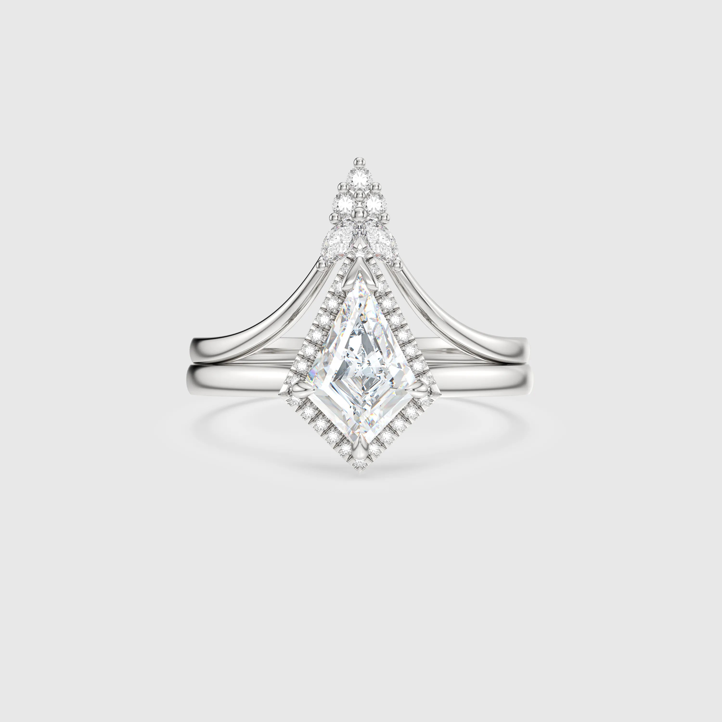 Celeste Kite Diamond Bridal Set 2pcs
