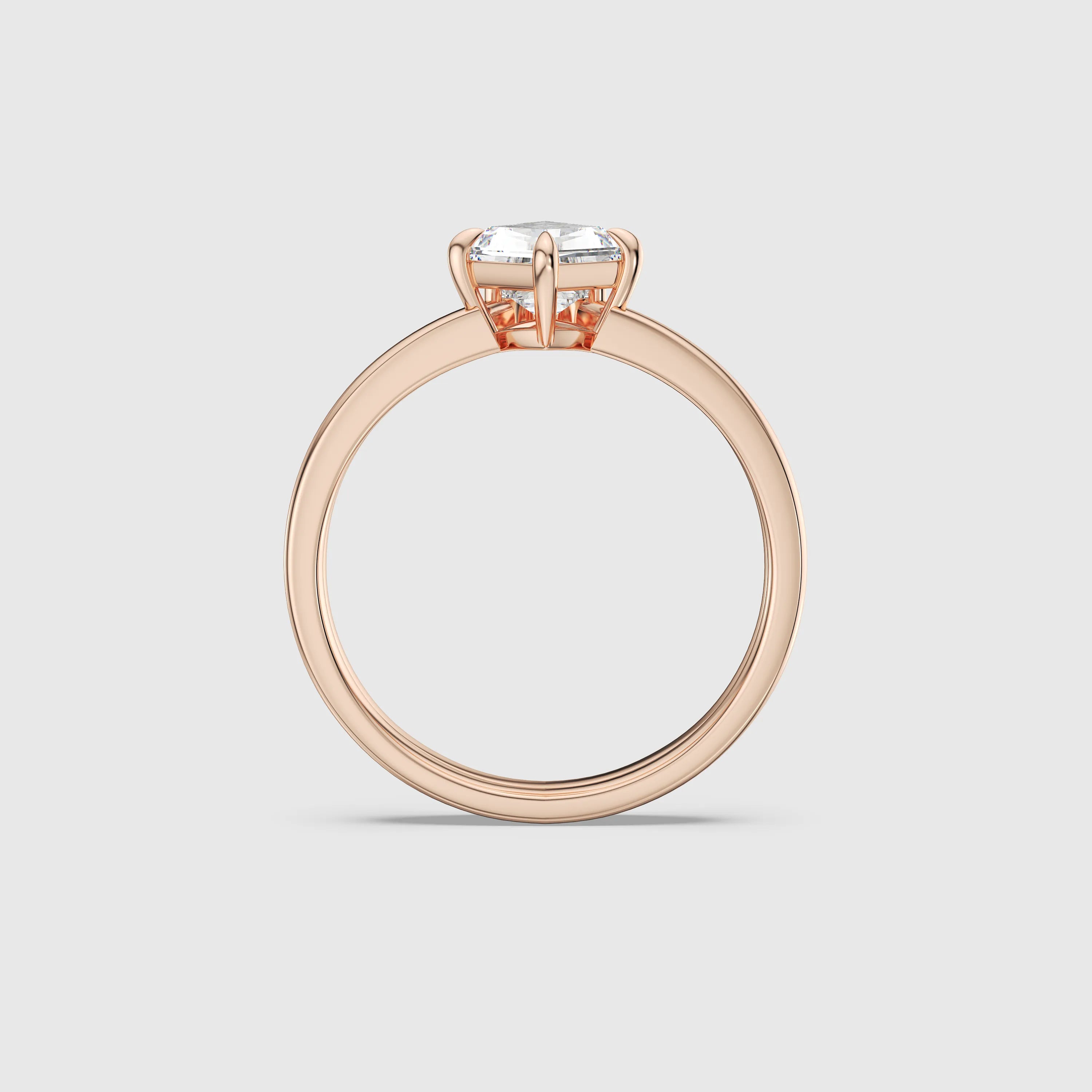 NEXUS Kite Cut Lab Diamond Classic Grace Bridal Set 2PCs