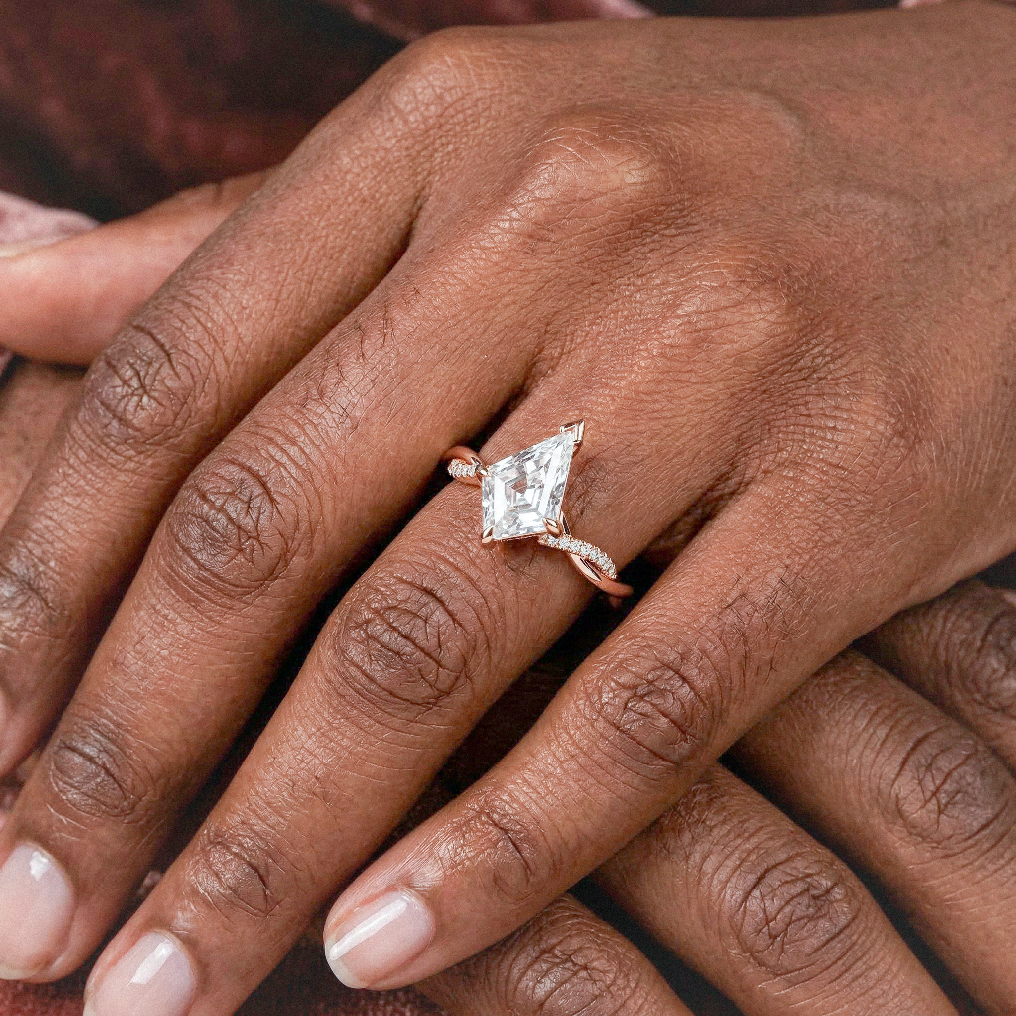 NEXUS Kite Pavé Lab Diamond Engagement Ring