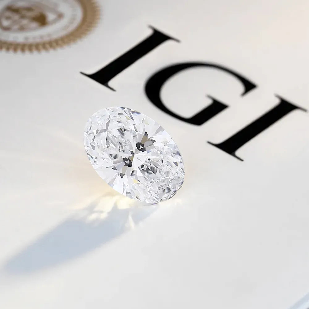 IGI Certified Oval Diamond, Brilliant Carats