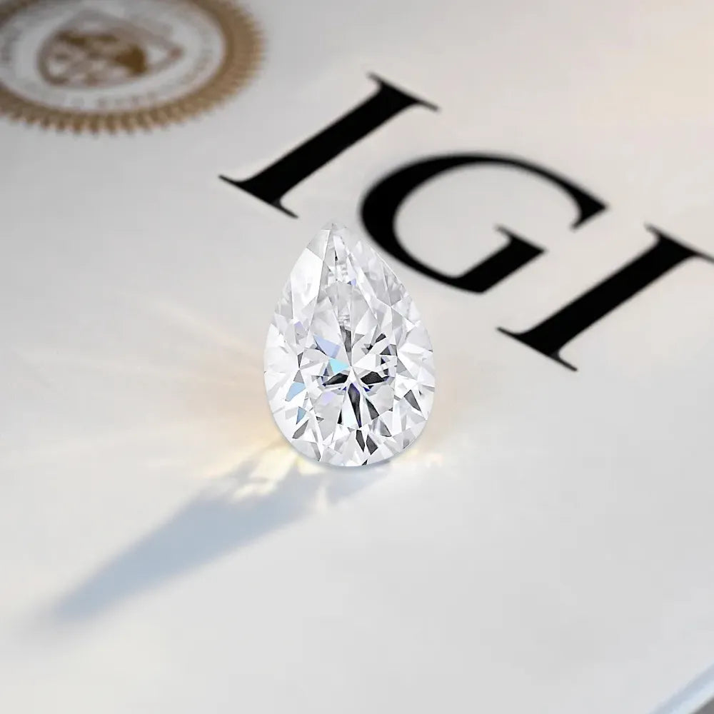 2.0CT Pear Solitaire Diamond with IGI certificate