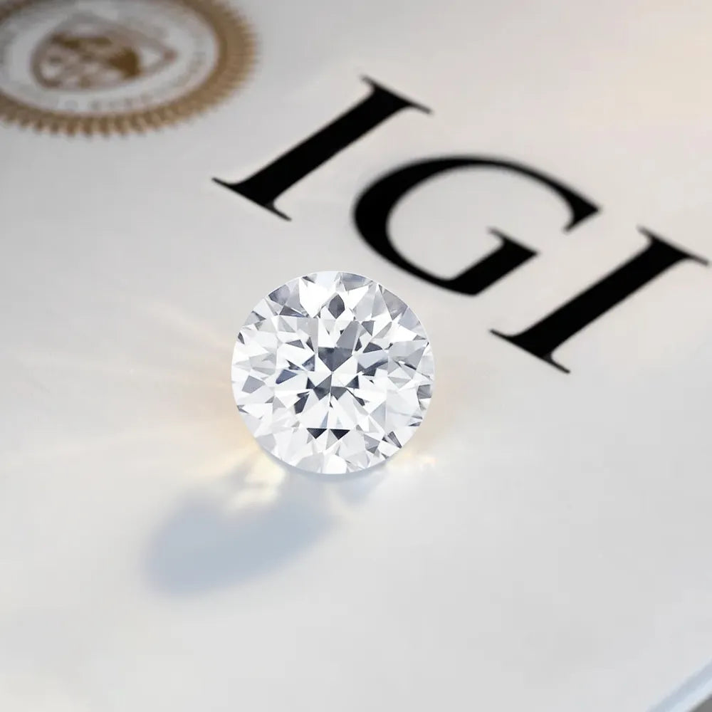 Round Brilliant Cut Diamond, IGI certified