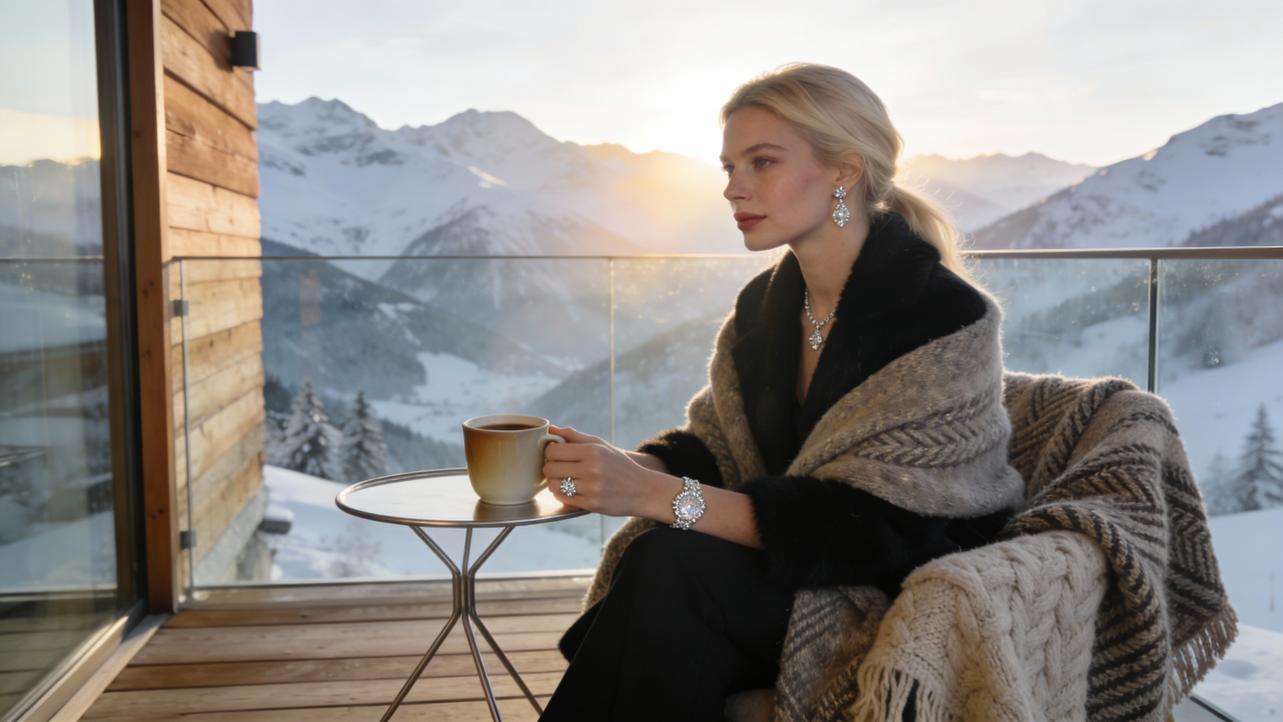 Three Refined Ways to Wear Jewelry With a Puffer Jacket (Without Looking Bulky)