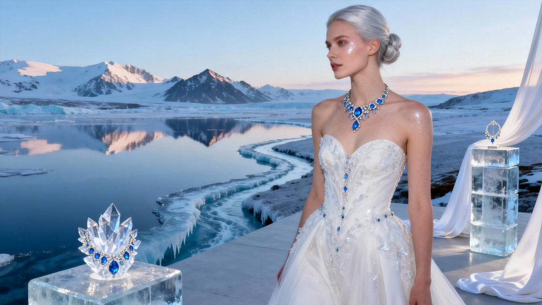 What Ice-Themed Jewelry Fits a Snow Mountain Wedding?