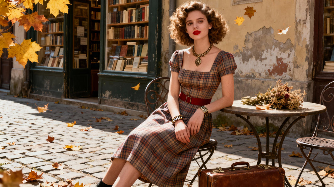 What Retro Jewelry Styles Match an A-Line Skirt?