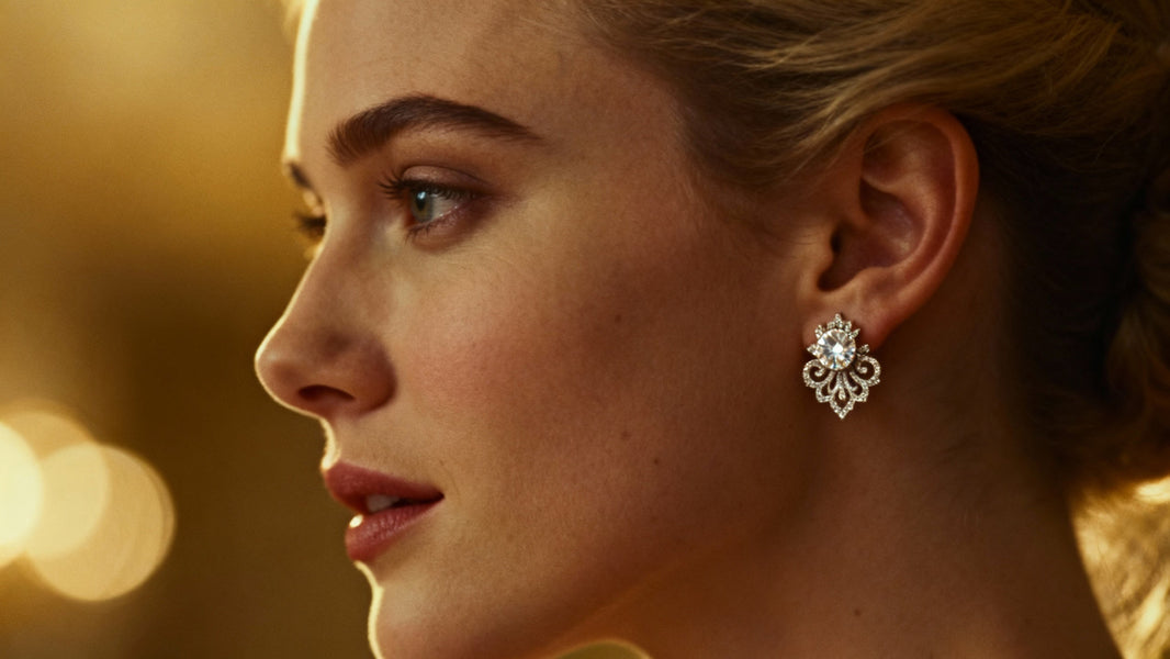 Retro Lab Diamond Earrings: Nostalgic Sparkle with a Modern Twist