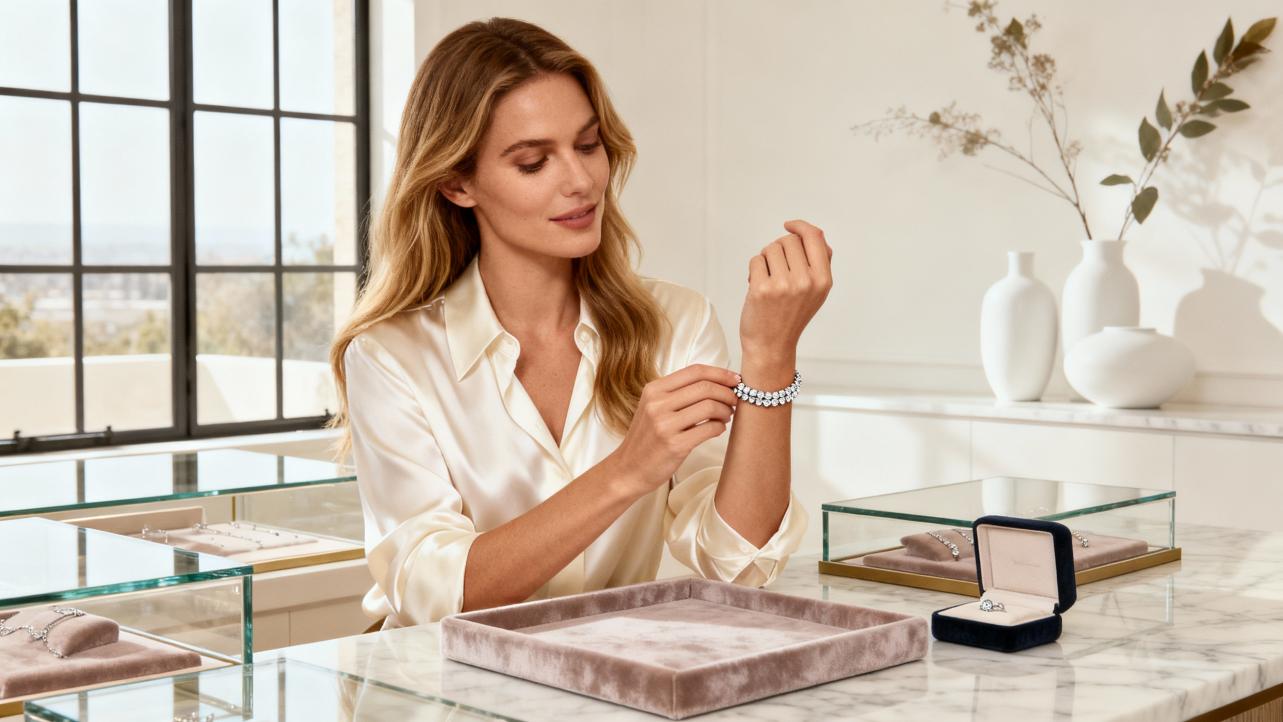 Lab Diamond Tennis Bracelets for Anniversaries: Classic Celebration