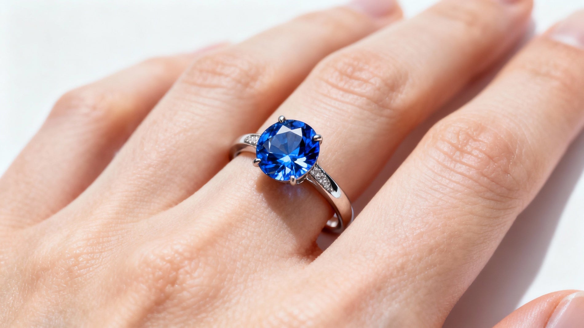 Budget Lab Sapphire Engagement Rings: Blue Beauty for Budget Buyers