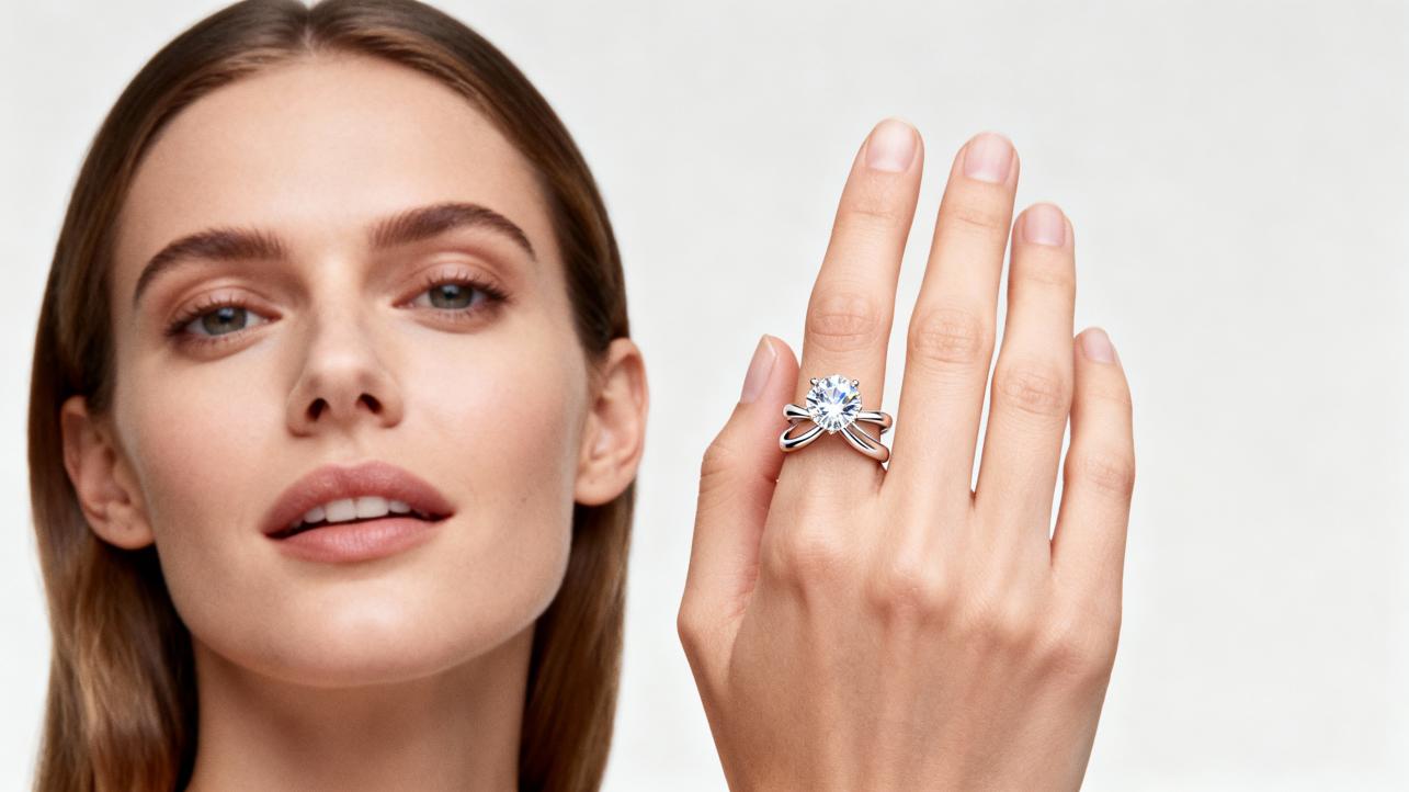 Split Shank Moissanite Engagement Rings: Dual Bands of Dazzling Romance