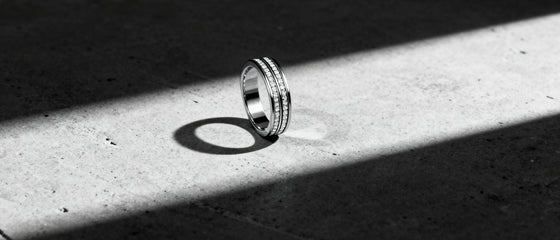 Bar Set Moissanite Rings: Linear Modern Sophistication