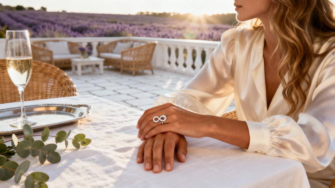 Infinity Band Moissanite: Endless Love, Perfected in Light