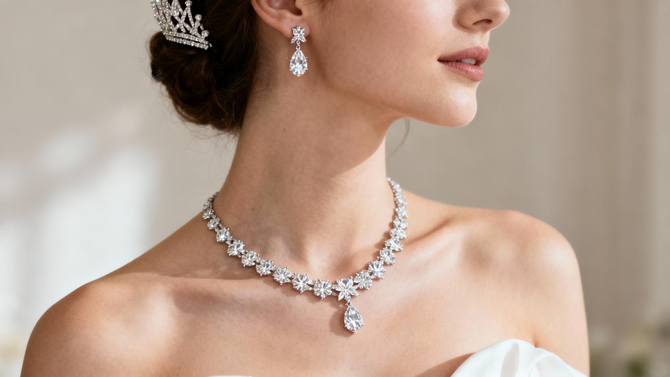 Moissanite Bridal Jewelry Collection: Complete Wedding Day Accessories