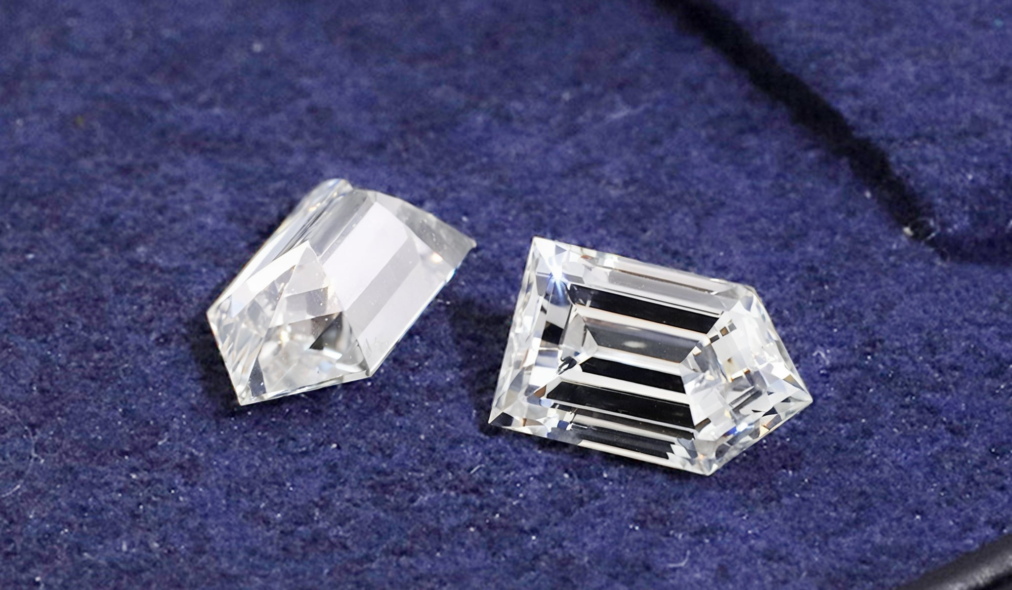 Bullet Cut Lab Diamond Ring