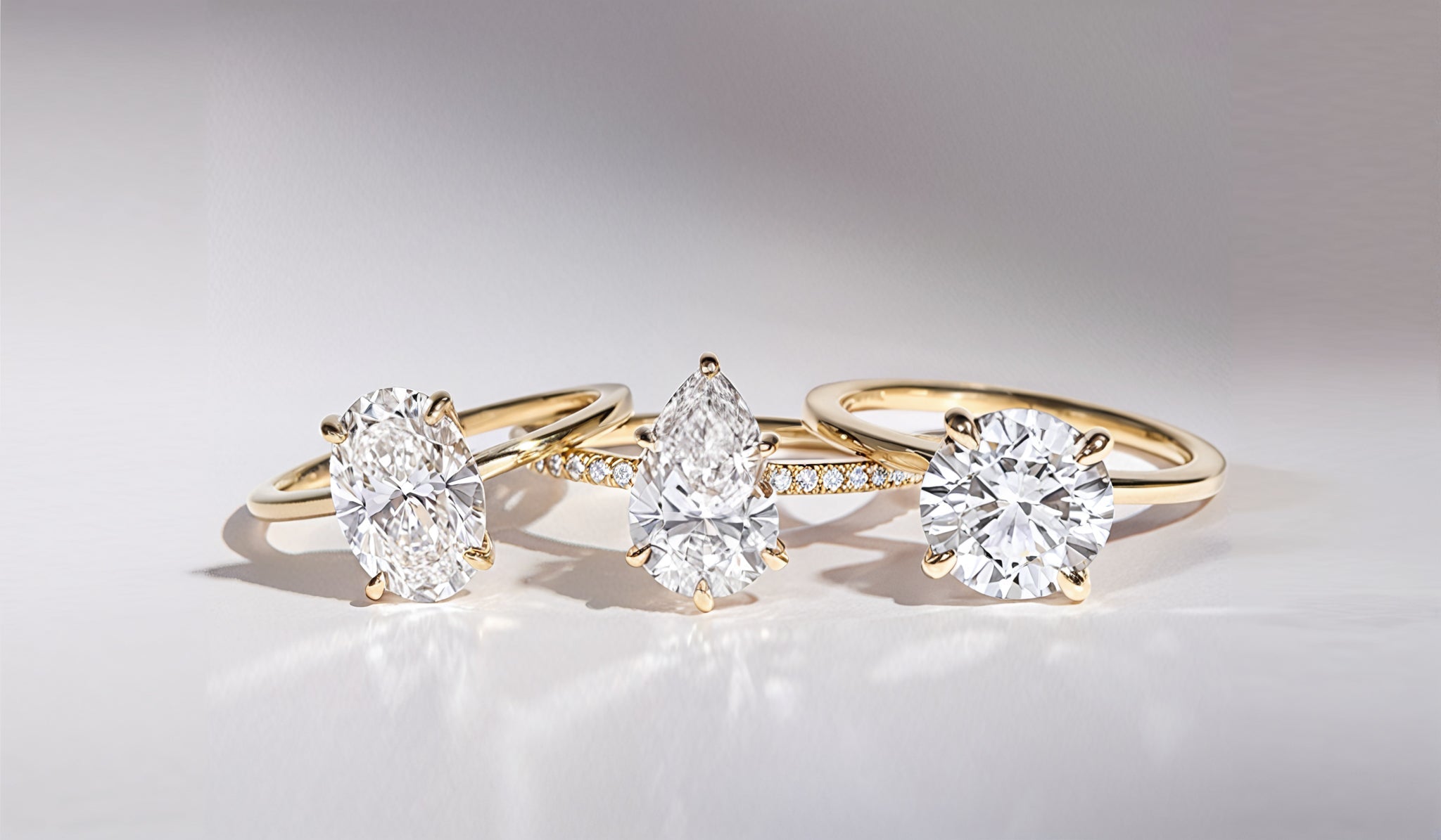 Solitaire Lab Engagement Rings