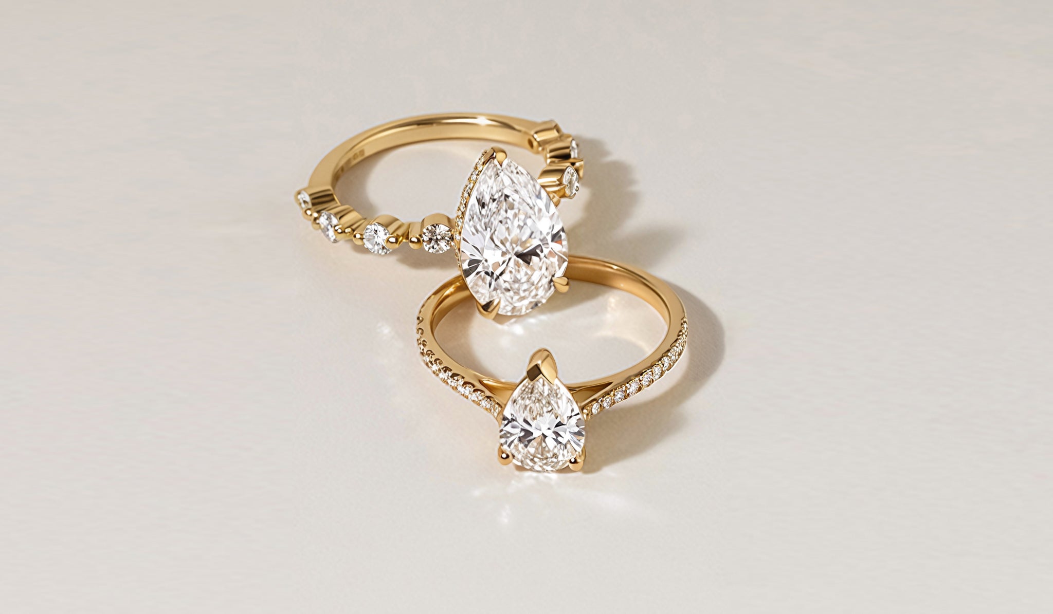 Vintage Lab Engagement Rings