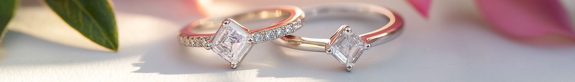 Unique Diamond Rings