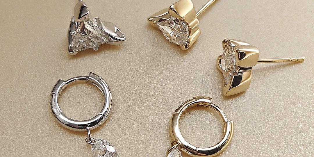 X-Diamond Earrings