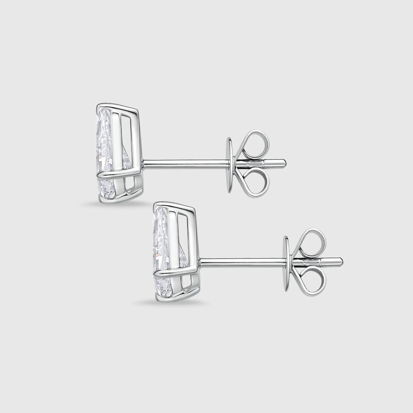 Kite Cut Diamond Stud Classic Earrings