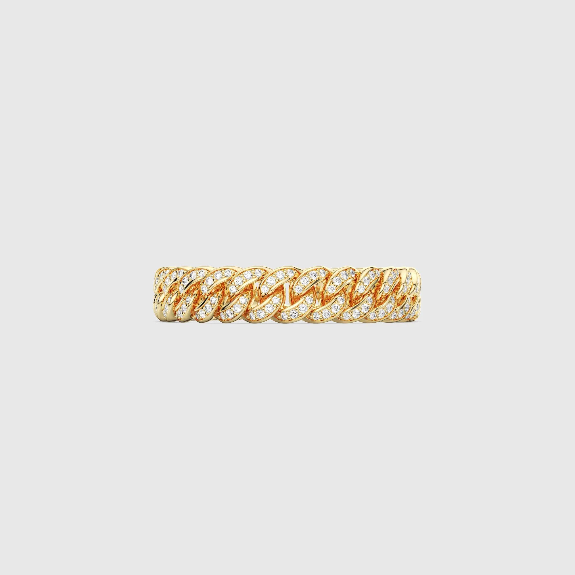 Eternal Diamond Cuban-Link Ring