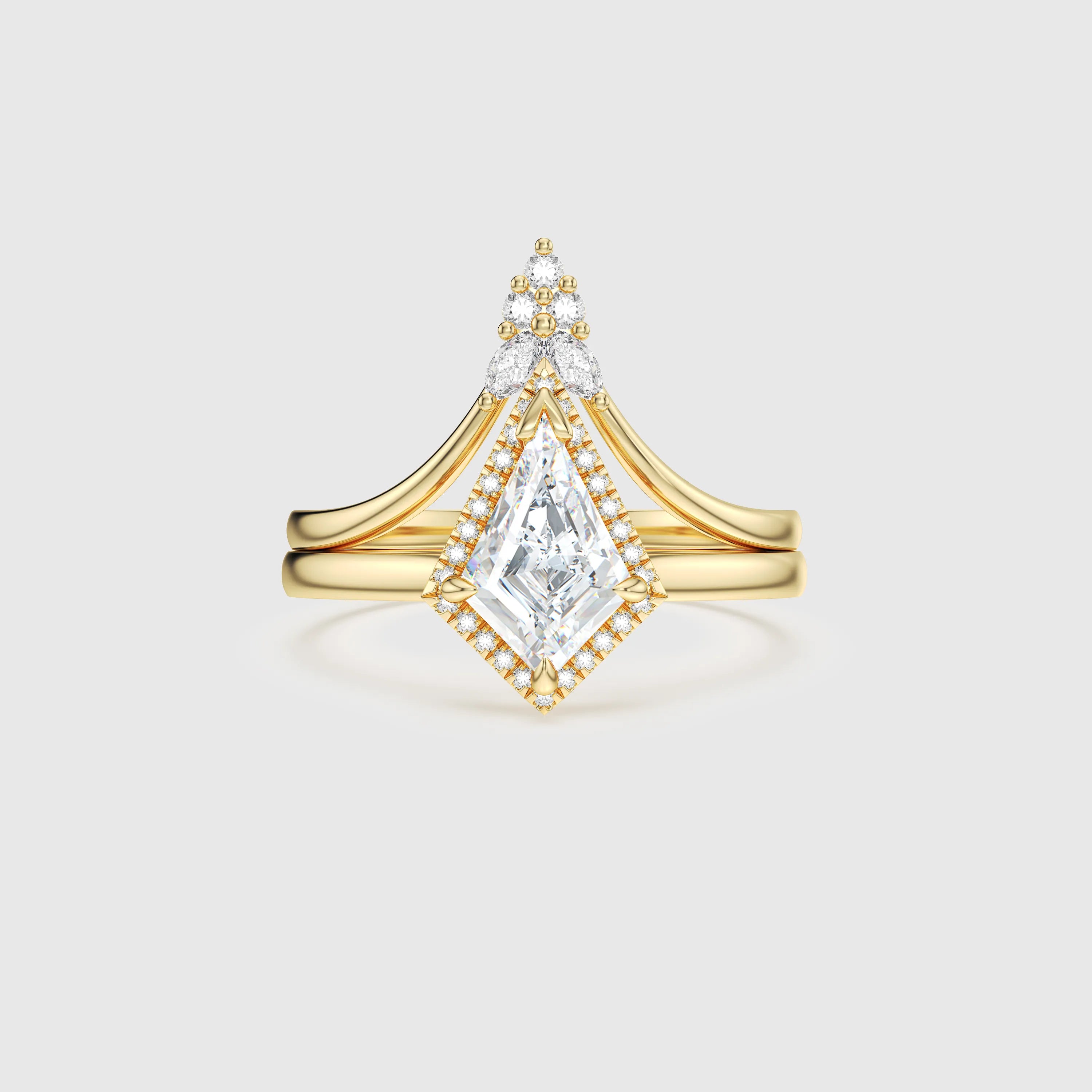 Celeste Kite Diamond Bridal Set 2pcs