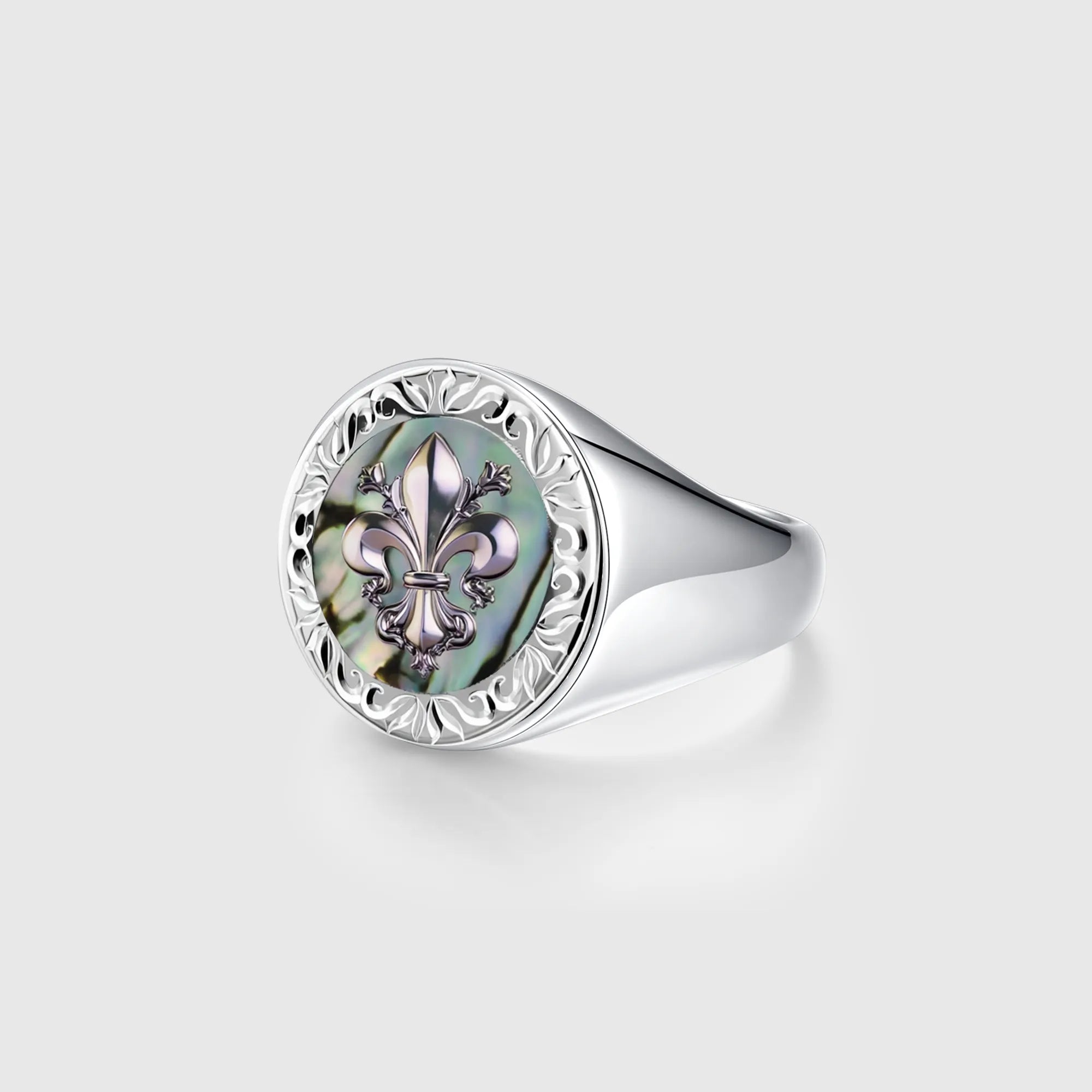 Bague de fiançailles avec diamant hexagonal vintage de 1,0 ct