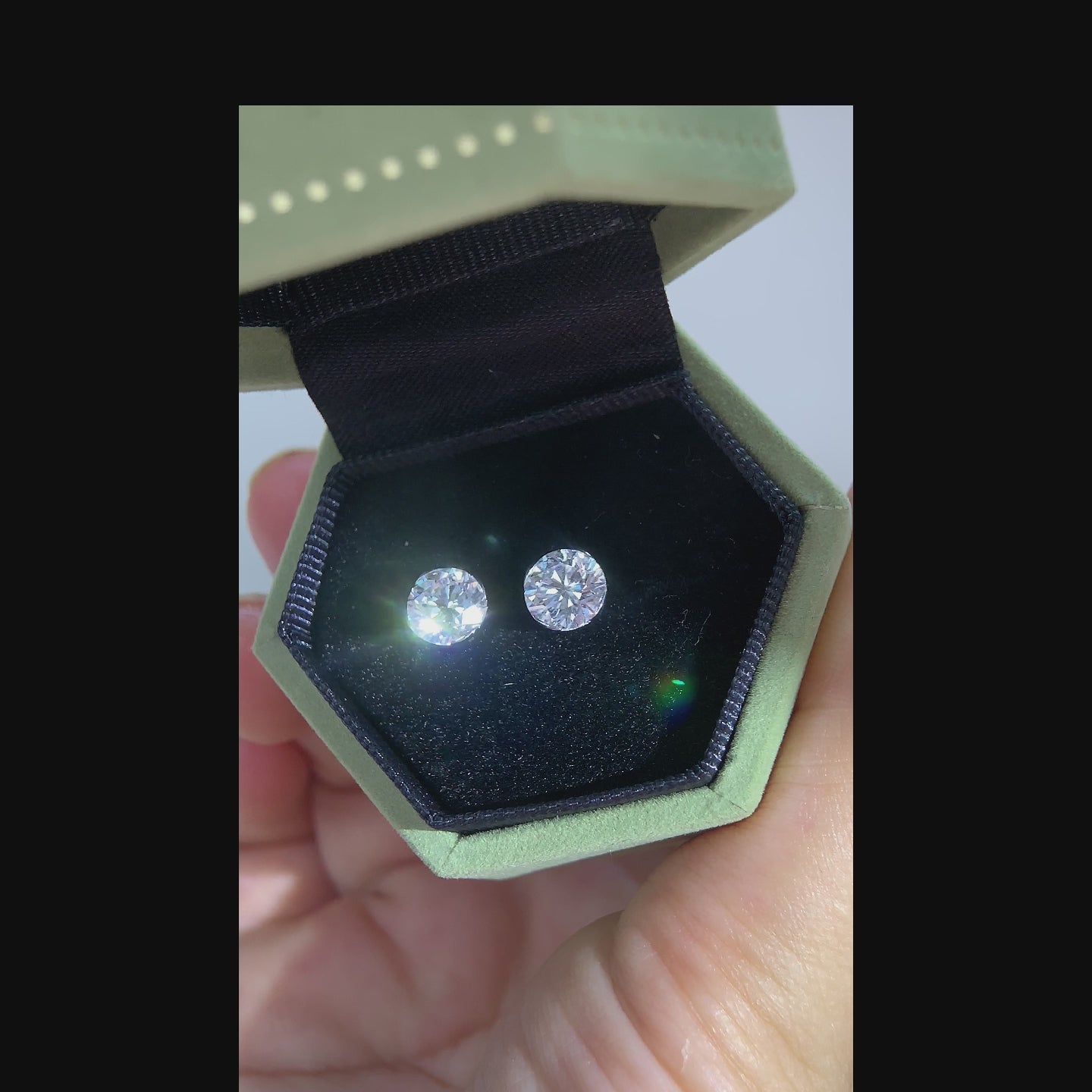 0.3/0.5/1ct diamond  stud earring 